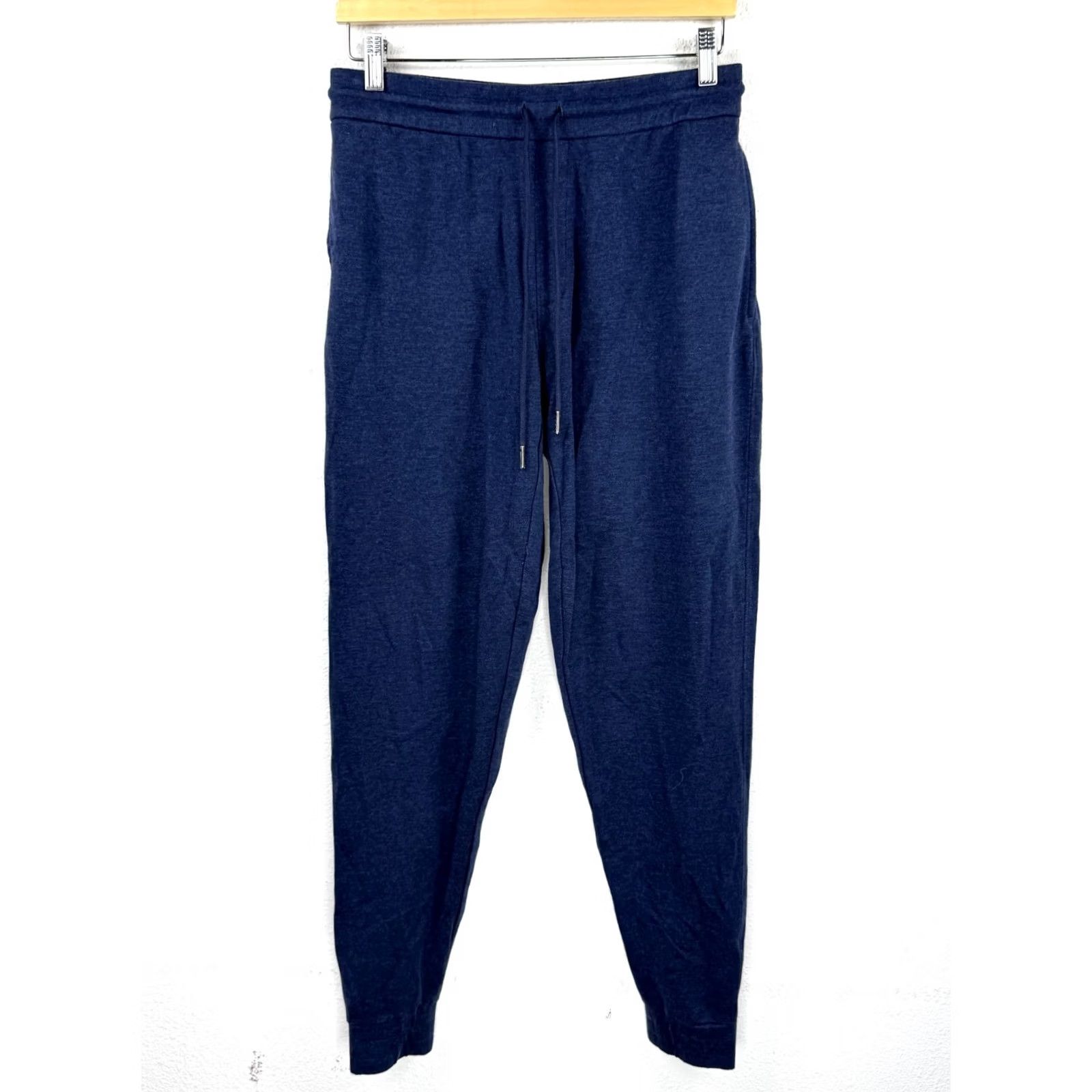 Mizzen+Main Mizzen+Main Men’s Jogger Pants Blue Elastic Waist Size M Regular Inseam 30.5" Slim Front Flat Front Style Jogger Size US 31 - 2 Thumbnail