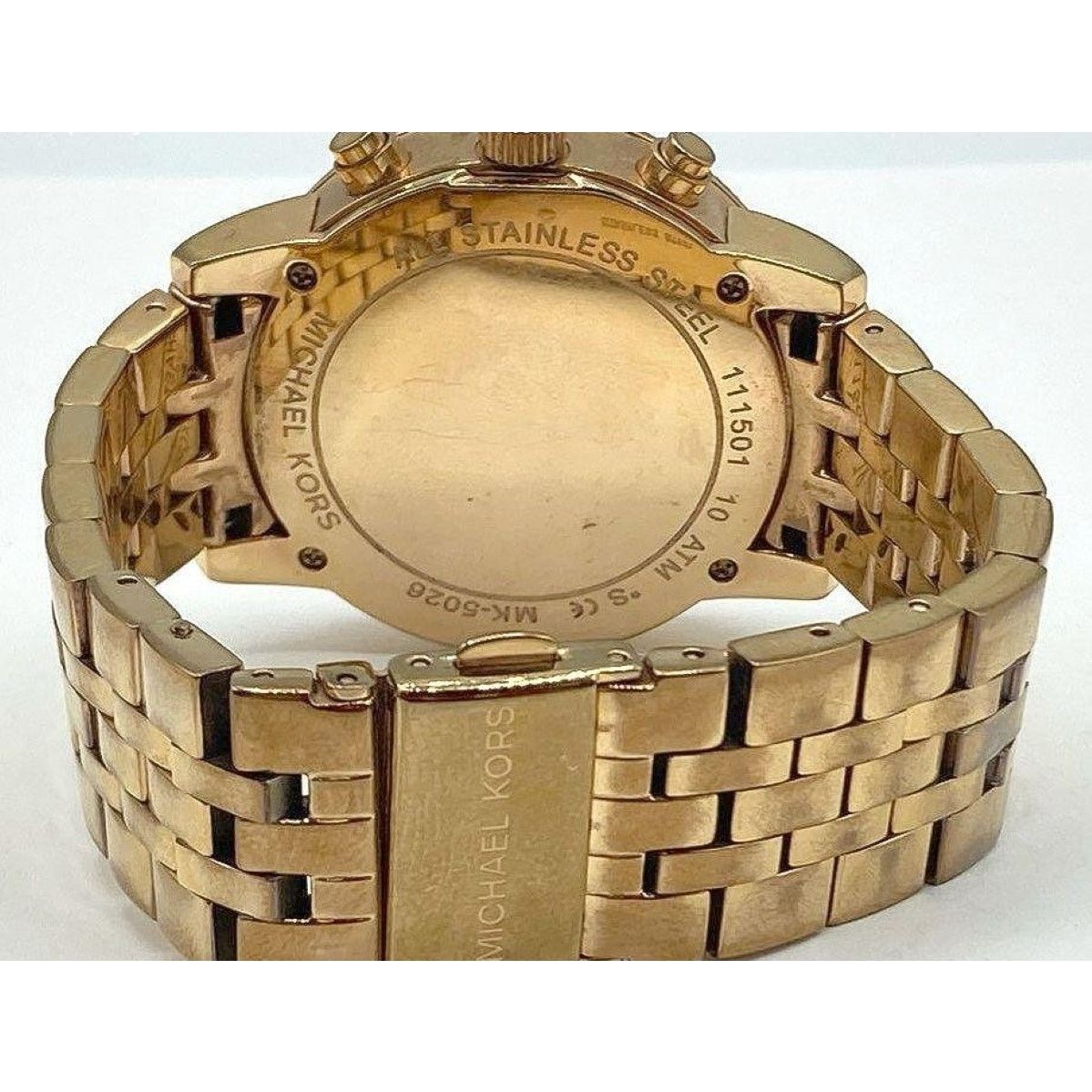 Michael Kors Michael Kors Stainless Rose Tone MK-5026 Mother Pearl Watch Size ONE SIZE - 2 Thumbnail