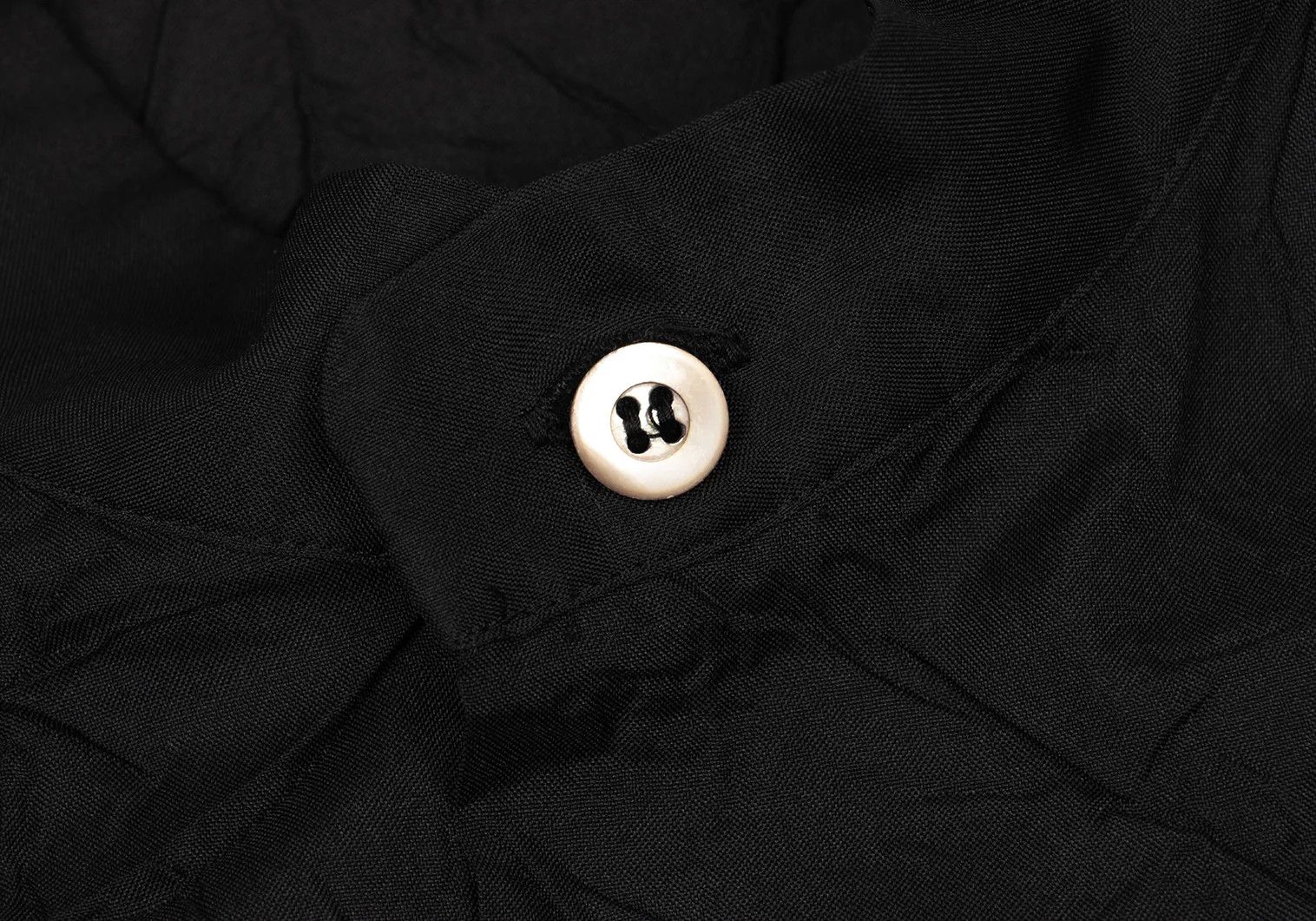 Issey Miyake Band Collar Shirt in Black, Size M Size US M / EU 48-50 / 2 - 6 Thumbnail