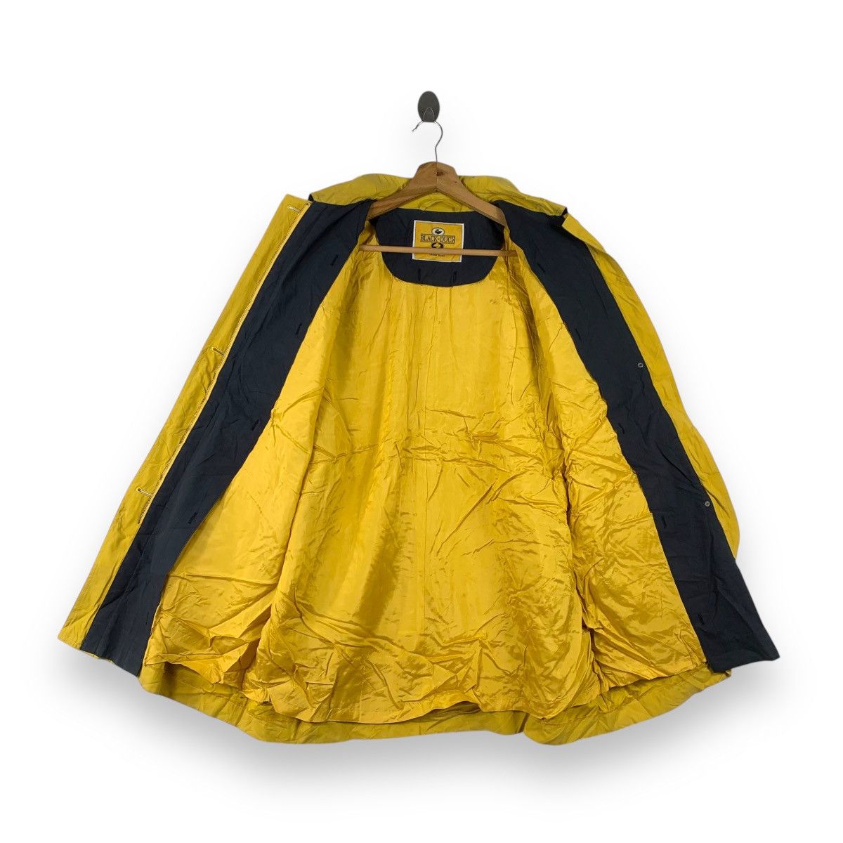 Vintage Vintage 90’s BLACK DUCK Yellow Field Jacket Utility Outdoor Size L / US 10 / IT 46 - 4 Thumbnail