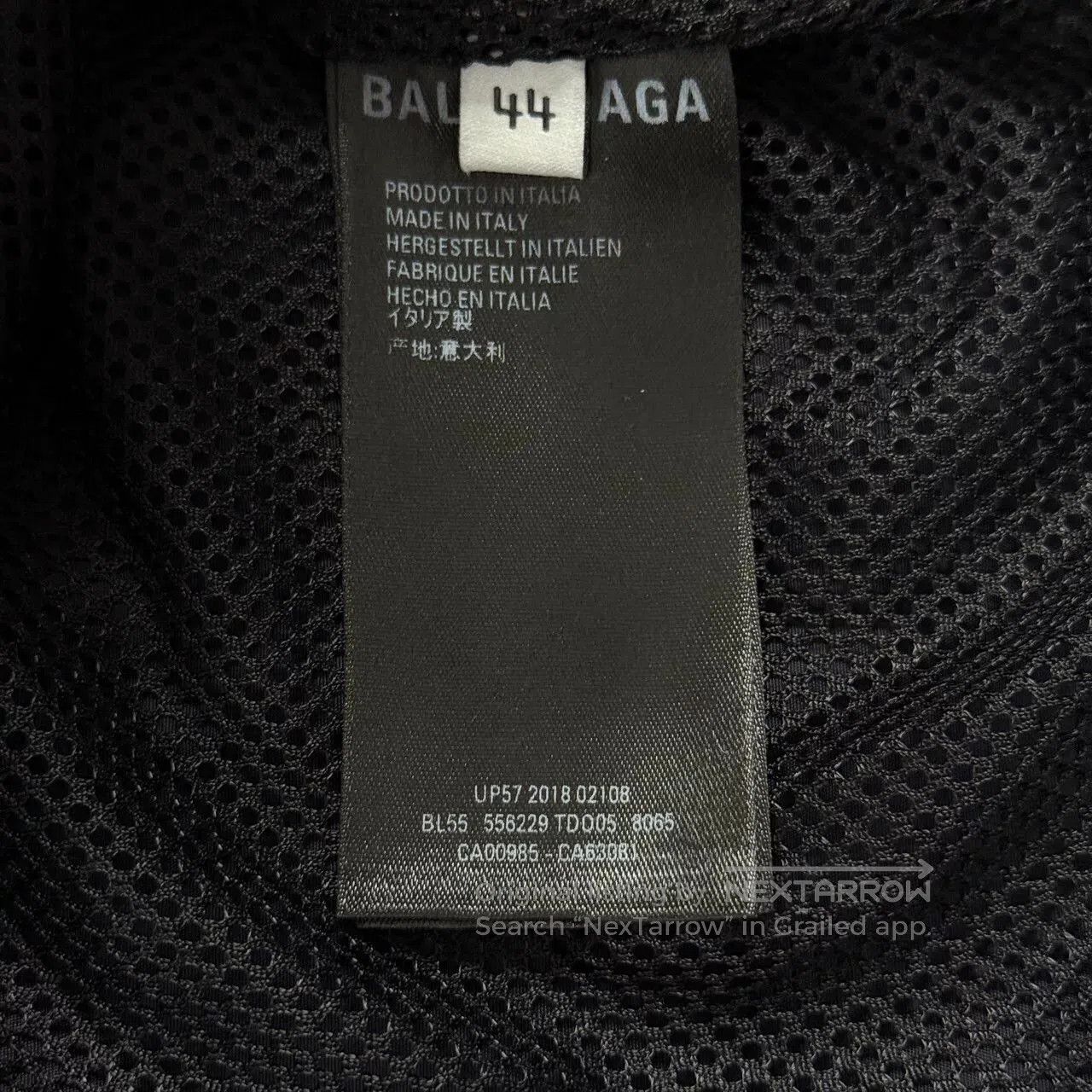 Balenciaga Balenciaga Black Logo Windbreaker. Size US XS / EU 42 / 0 - 7 Thumbnail