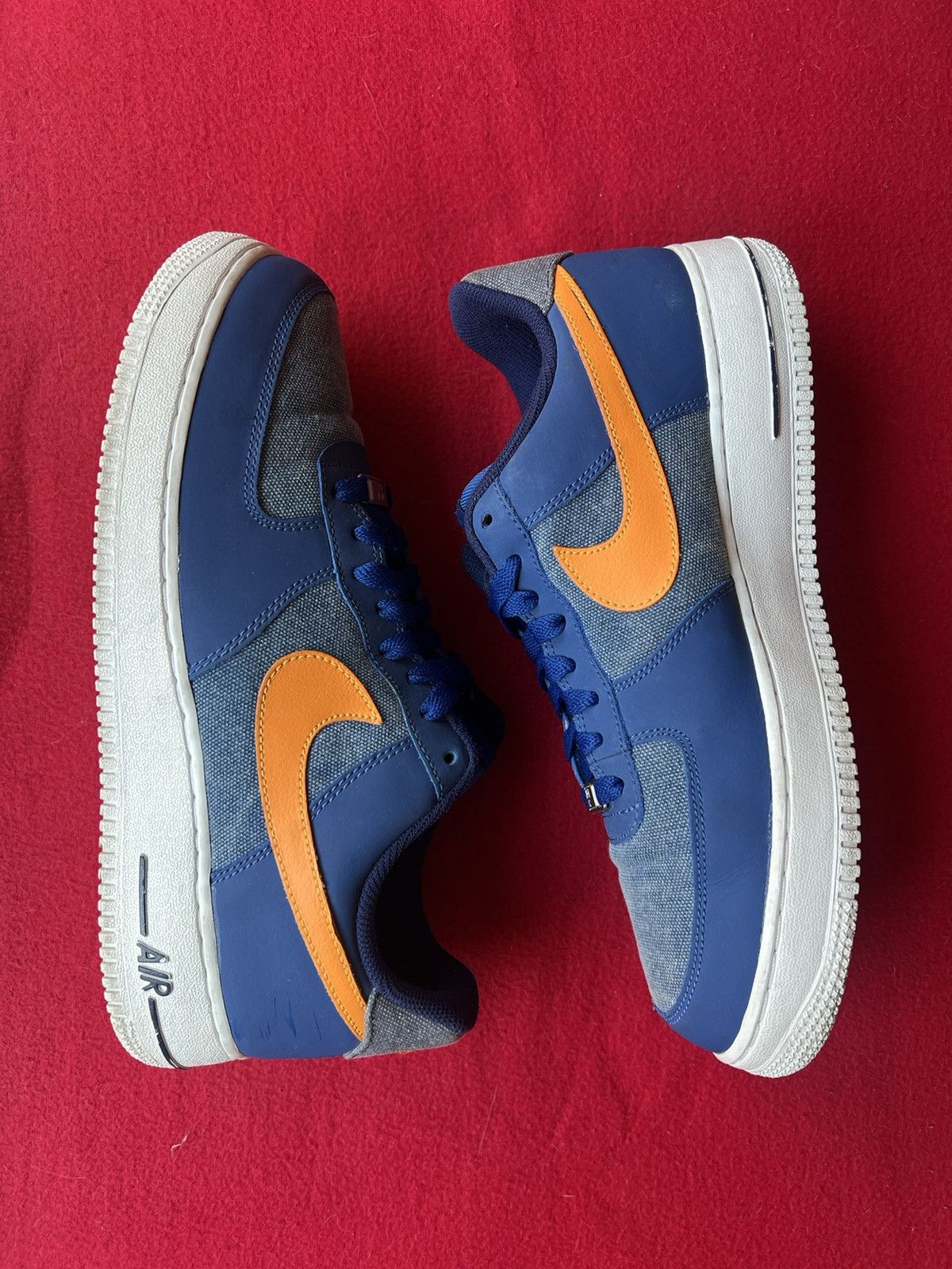 Nike Nike Air Force 1 Low Storm Blue Denim Size US 10 / EU 43 - 3 Thumbnail