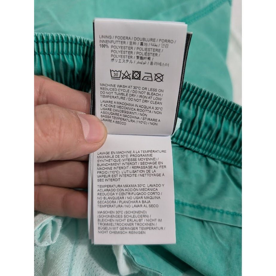 o1rshd1 Bounce Off Sunset Swimshort in Green/White