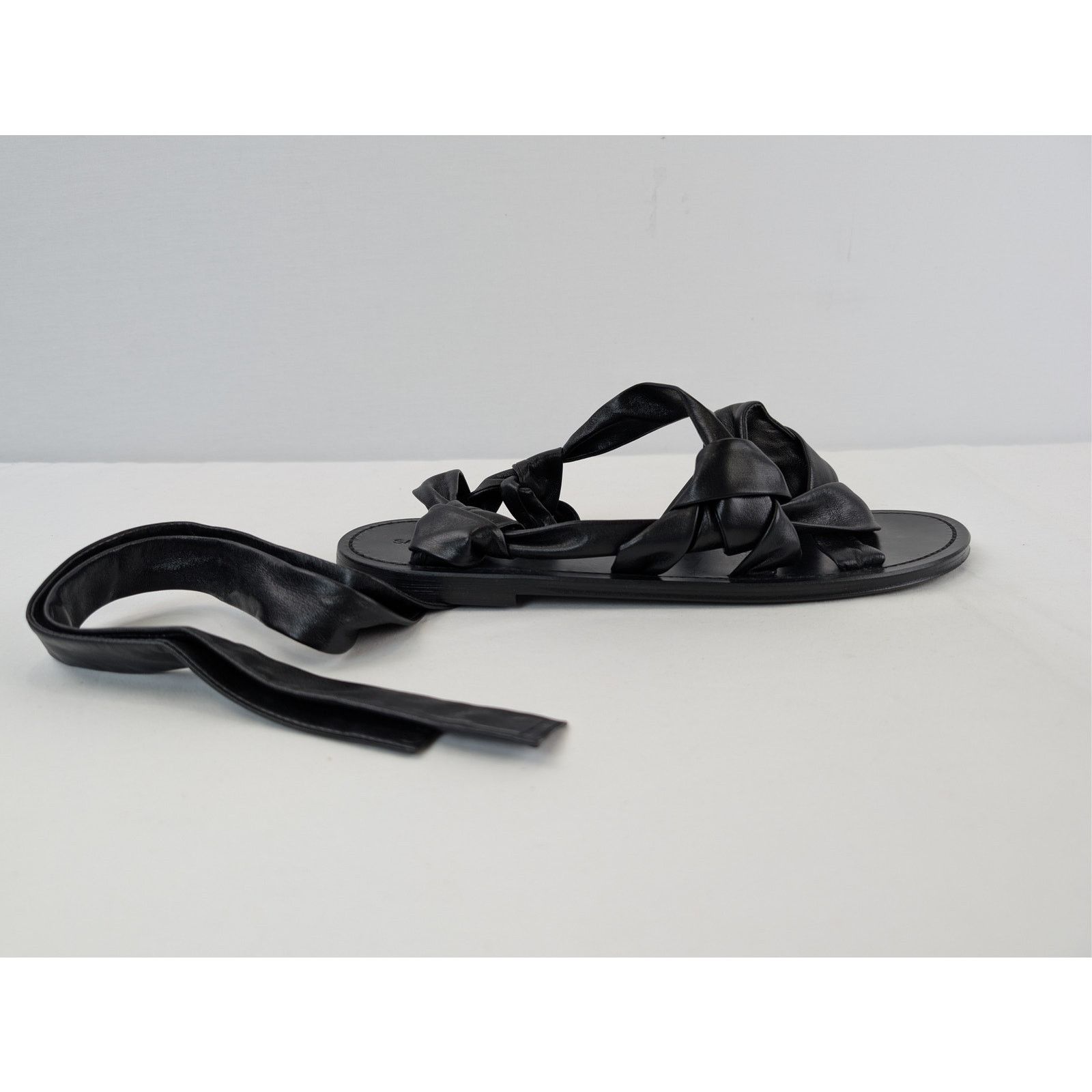 Saint Laurent Paris o1rshd1 Nolan Sandal in Nero Size US 12 / EU 45 - 3 Thumbnail