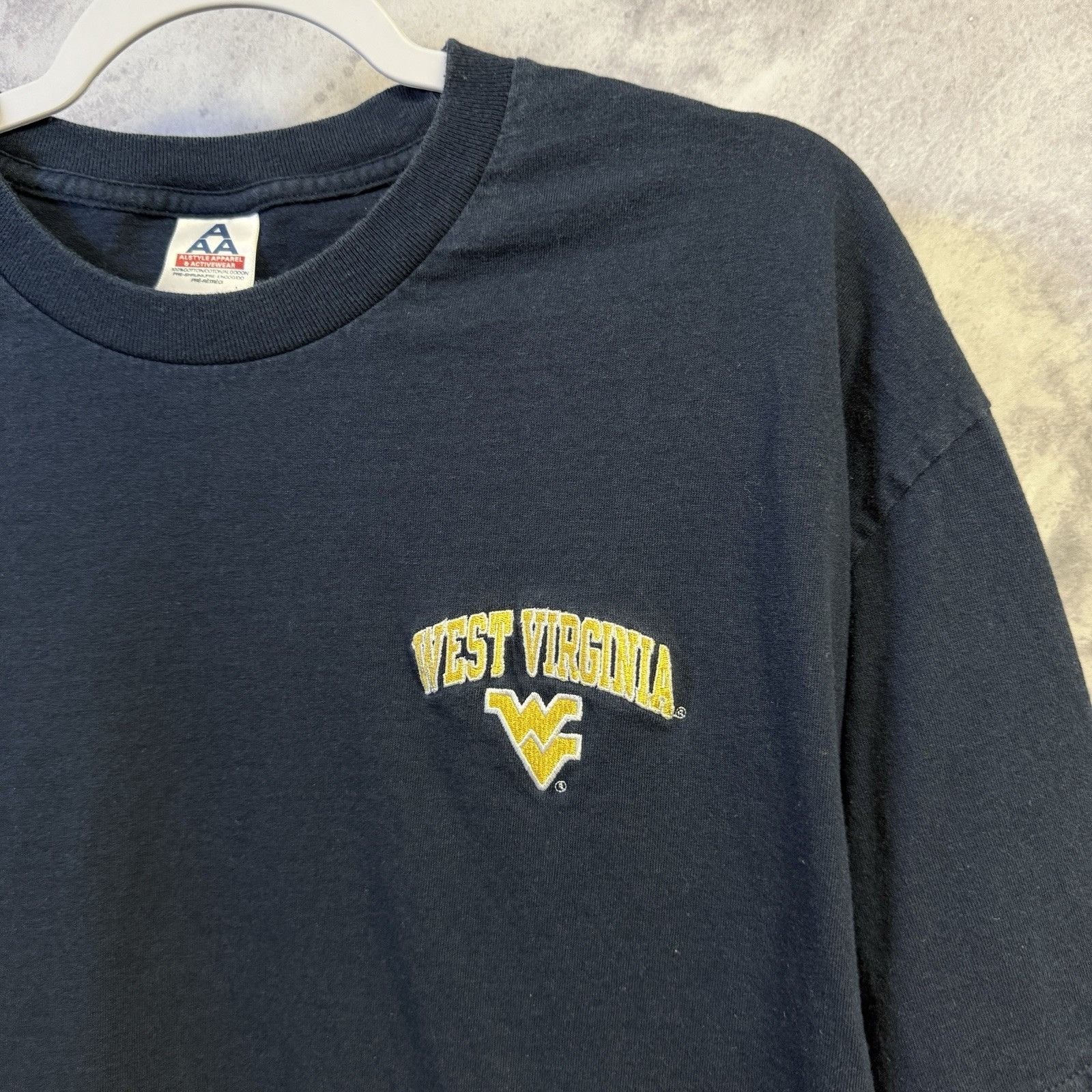 Vintage Vintage West Virginia University T Shirt Mens XL 22.5x30.5 E Size US XL / EU 56 / 4 - 1 Thumbnail