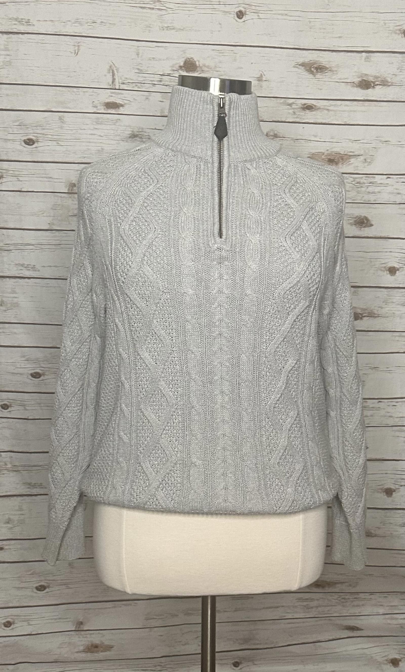 BKE BKE gray 1/4 zip cable knit sweater Size Large Size US L / EU 52-54 / 3 - 1 Thumbnail