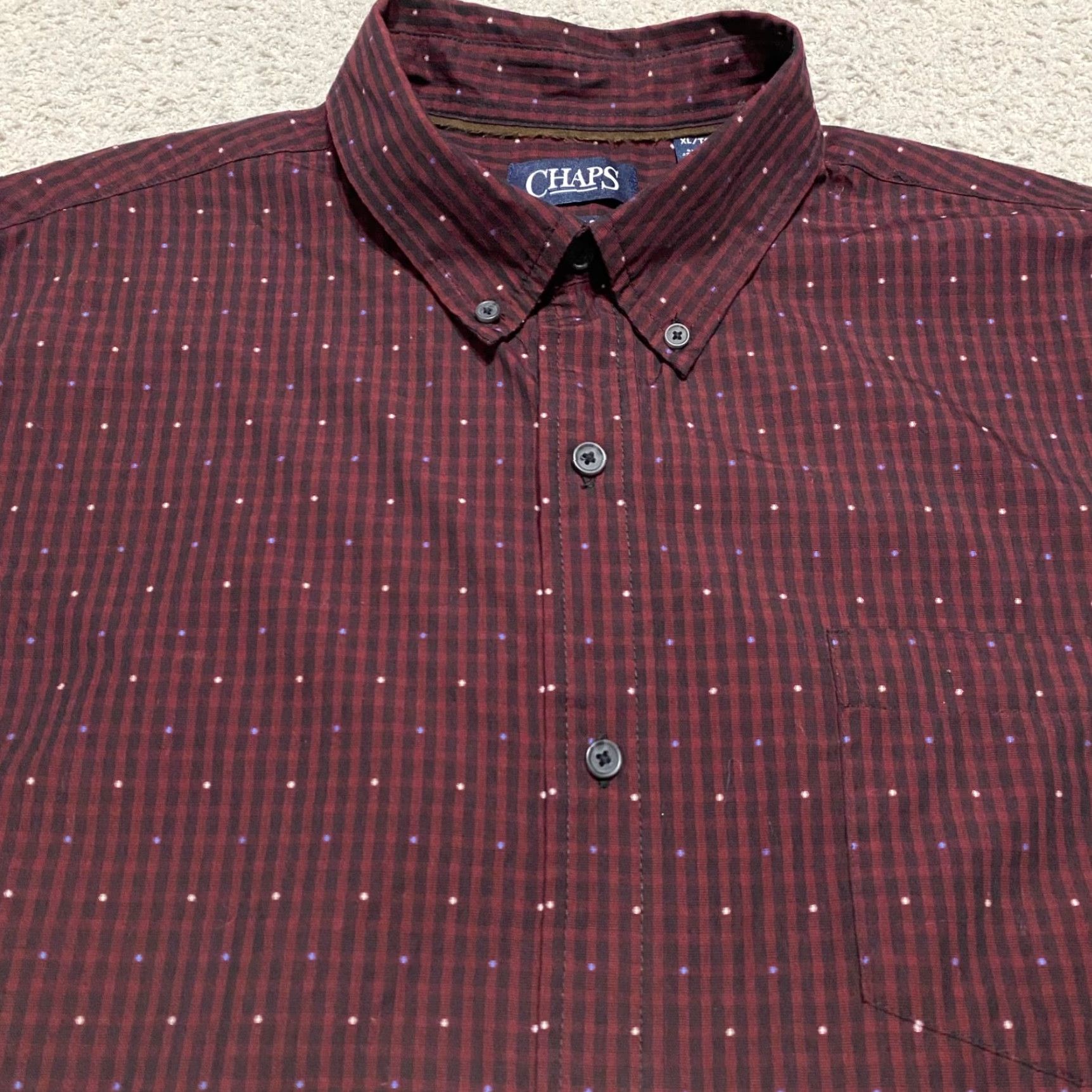 Chaps Chaps Ralph Lauren Mens XL Shirt Multicolor Plaid Check Long Sleeve Button-Down Size US XL / EU 56 / 4 - 6 Thumbnail