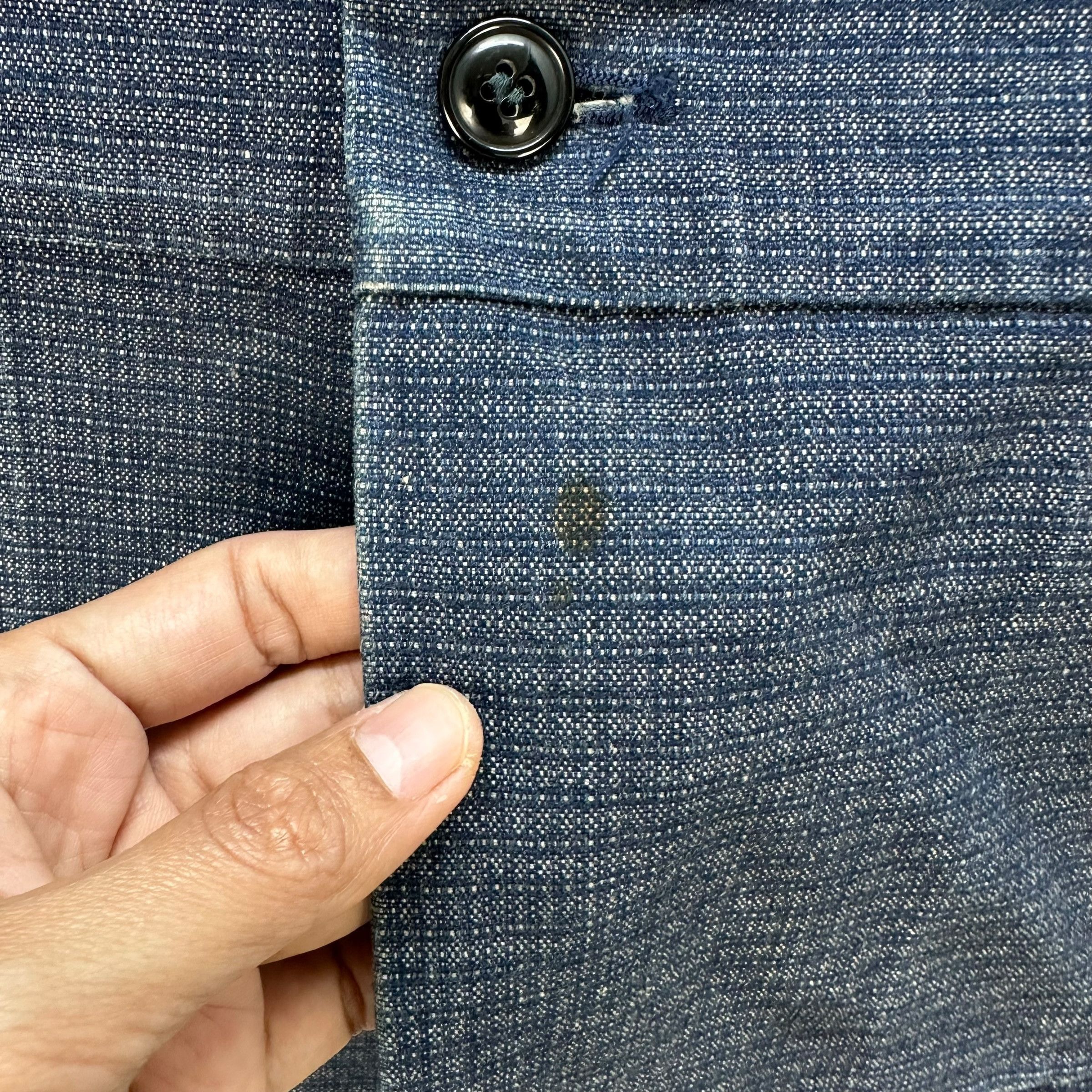 Blue Blue Japan BLUE BLUE JAPAN Arigato Pure Indigo Denim Jacket #A81-1951 Size M / US 6-8 / IT 42-44 - 4 Thumbnail