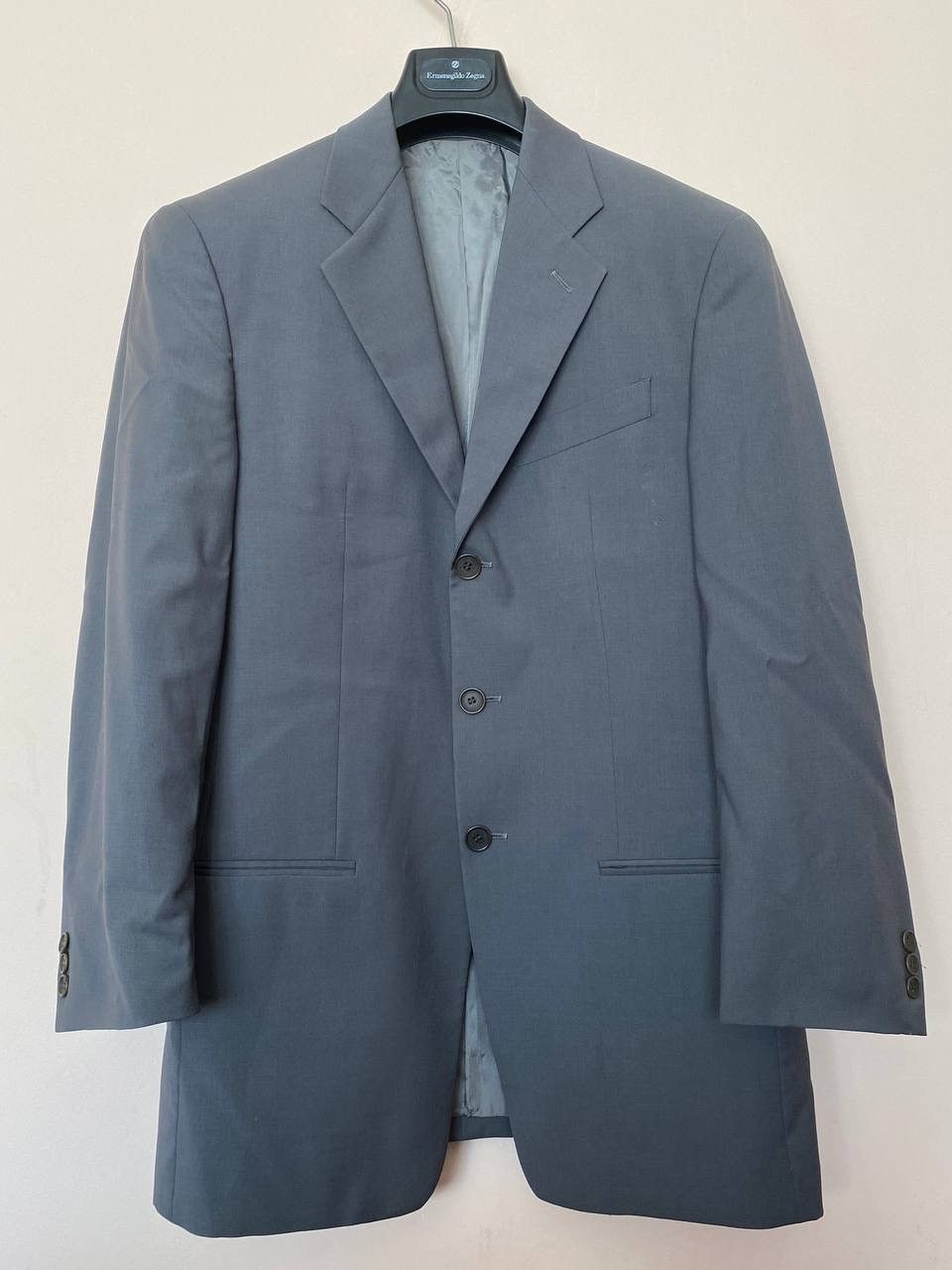 Giorgio Armani Vintage Giorgio Armani Suit Grey Wool Size 46R - 1 Thumbnail