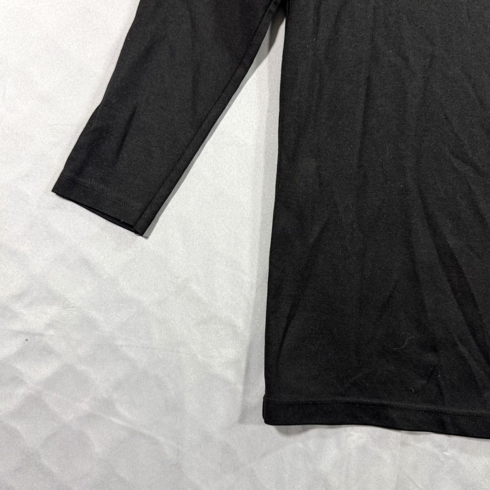 Vintage Bryn Walker Shirt Womens Small Black 3/4 Sleeve Crew Neck Basic Made In USA Size S / US 4 / IT 40 - 4 Thumbnail