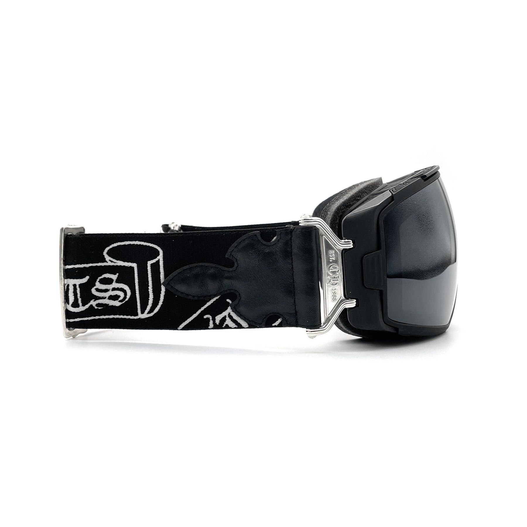 Chrome Hearts Chrome Hearts SILVER MORNING II Flame Patch Ski Goggles Size ONE SIZE - 4 Thumbnail