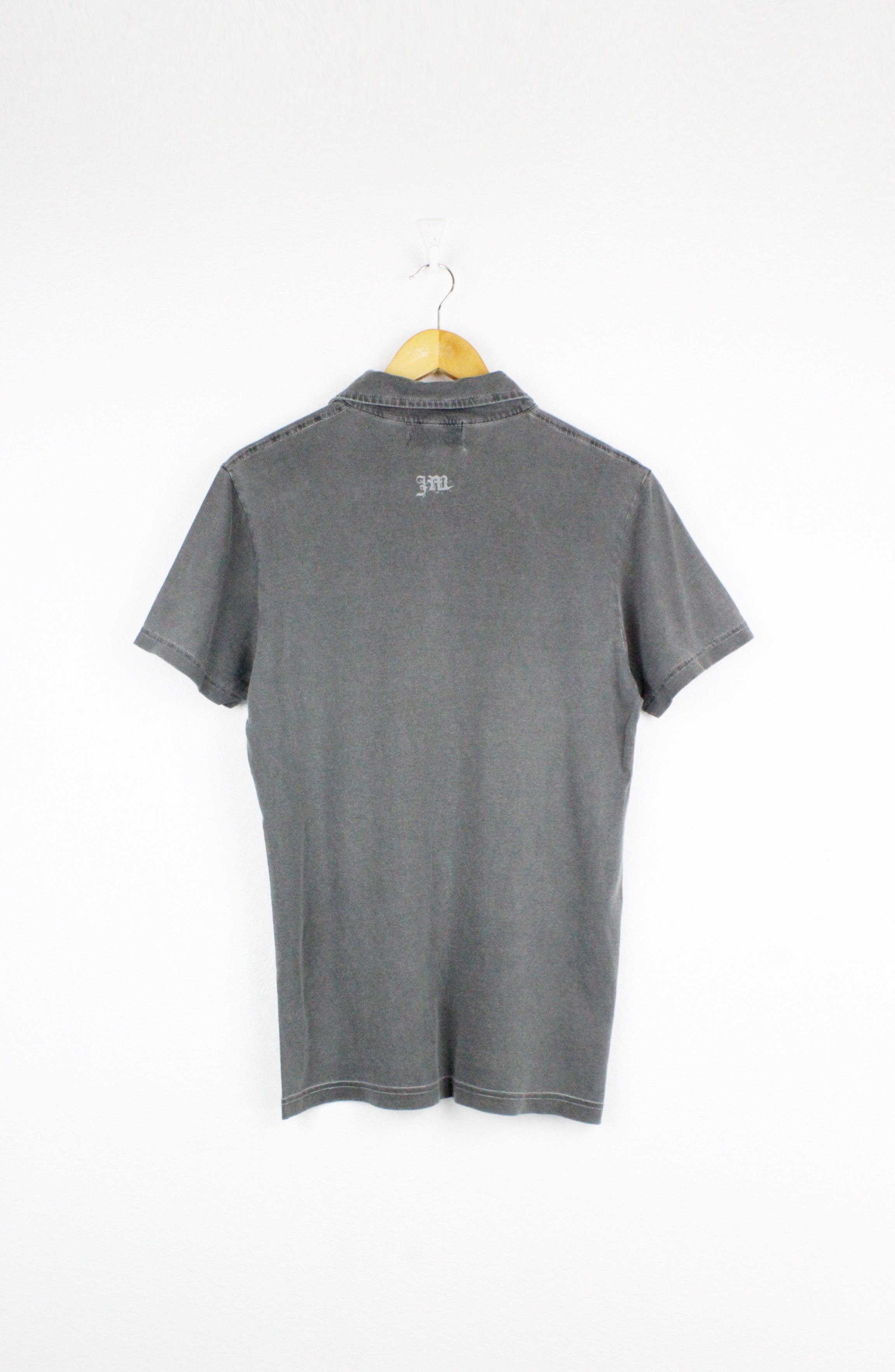 Juicy Couture Jeans Juicy Couture Pale Washed Gray Logo Polo Shirt Y2K Size US S / EU 44-46 / 1 - 5 Thumbnail