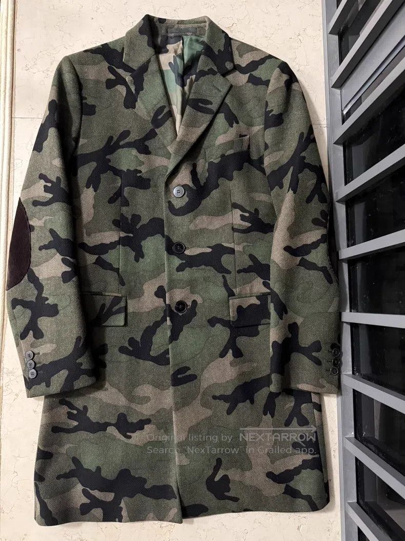 Valentino Valentino Camouflage wool coat Size US M / EU 48-50 / 2 - 1 Thumbnail