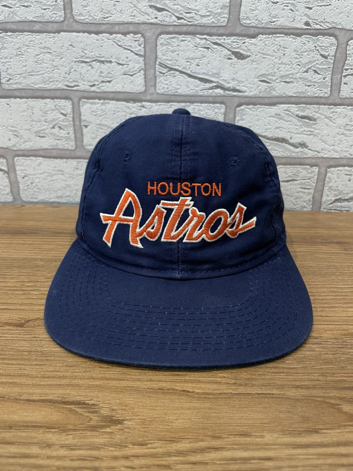 Vintage Vintage 80s 90s Houston Astros Snapback Hat cap MLB Osfa NWT Size ONE SIZE - 2 Thumbnail