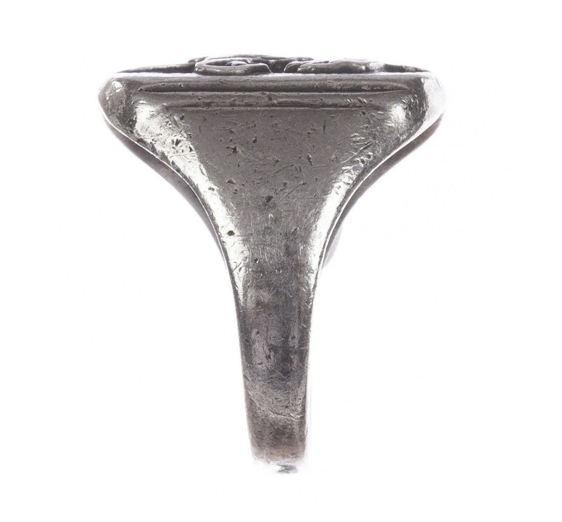 Designer Sterling Silver Boy Scout Ring Recast Alberto Juan Size ONE SIZE - 5 Thumbnail