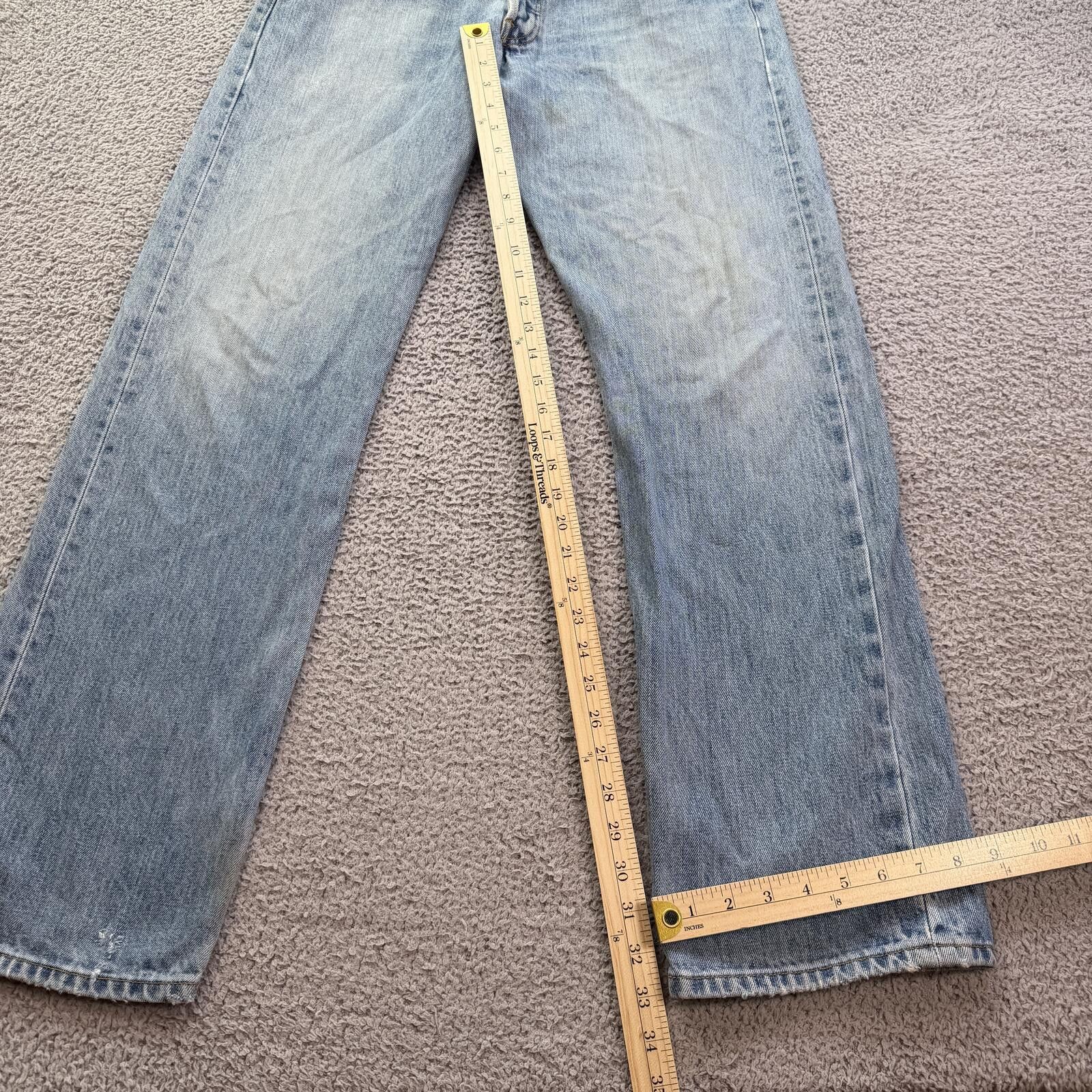 Levi's Vintage Y2K Levis 550 34 Light Wash Baggy Denim Jeans Size US 34 / EU 50 - 4 Thumbnail