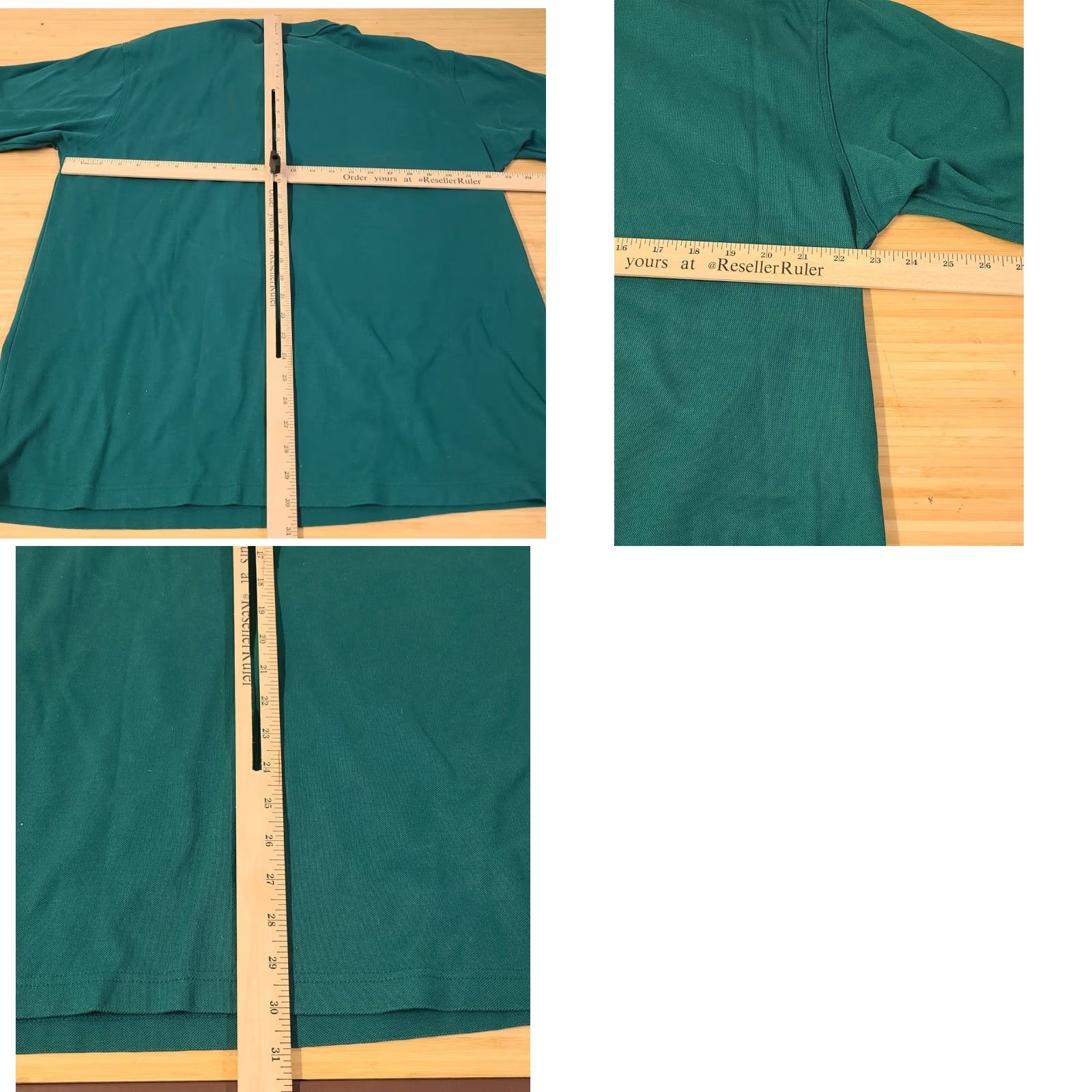 Vintage Masters Collection Polo Shirt Augusta Solid Green XL Men Size US XL / EU 56 / 4 - 8 Thumbnail