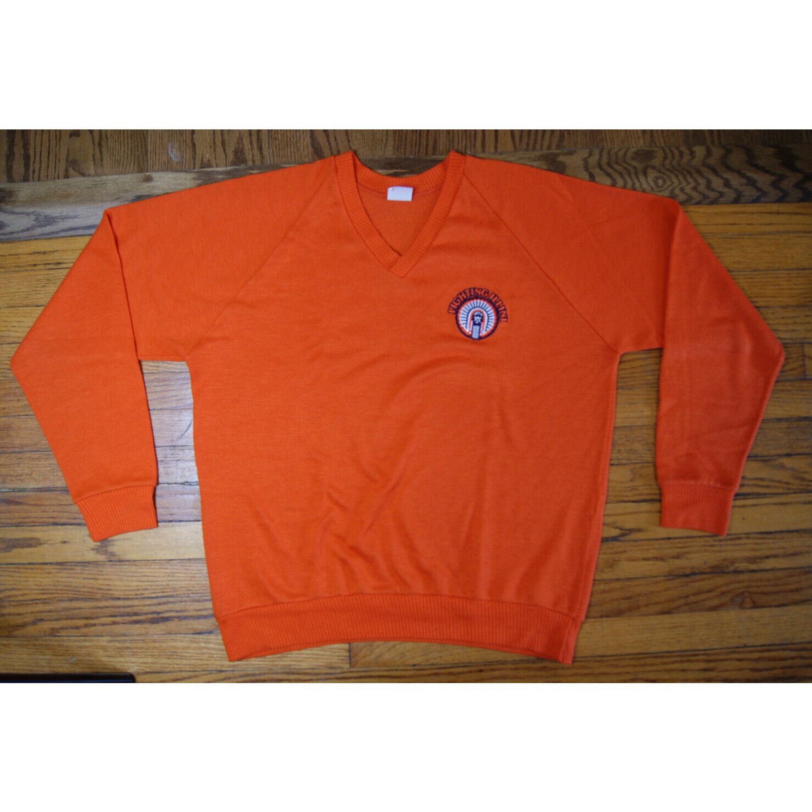 Other VTG Illinois Fighting Illini Chief Mens XL Sweater USA Size US XL / EU 56 / 4 - 2 Thumbnail