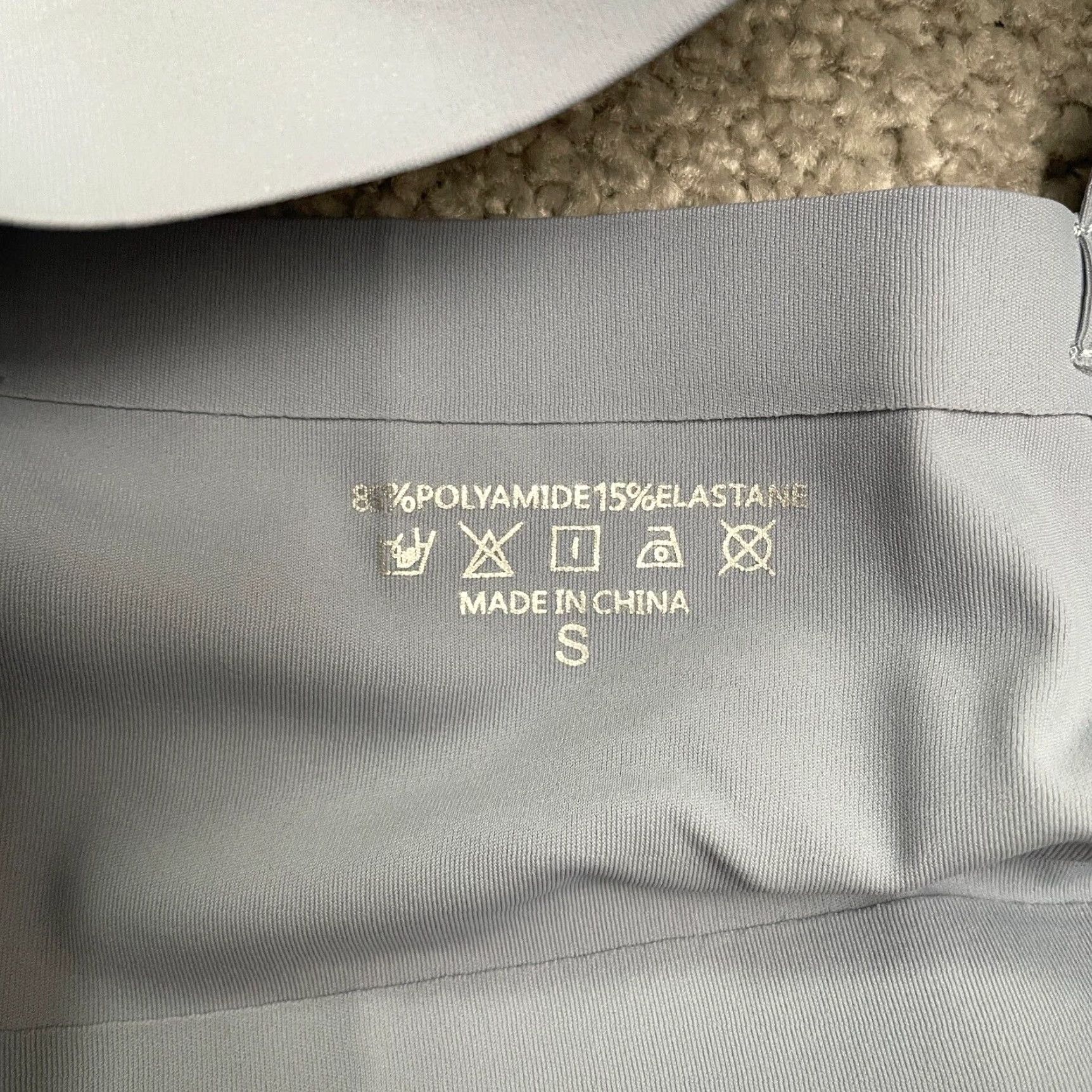 Vintage Unbranded Wireless Comfort Bra Womens Small Blue Gray Padded Smooth Stretch Bralette Shirt Womens SS Blue 90s? Size ONE SIZE - 3 Thumbnail