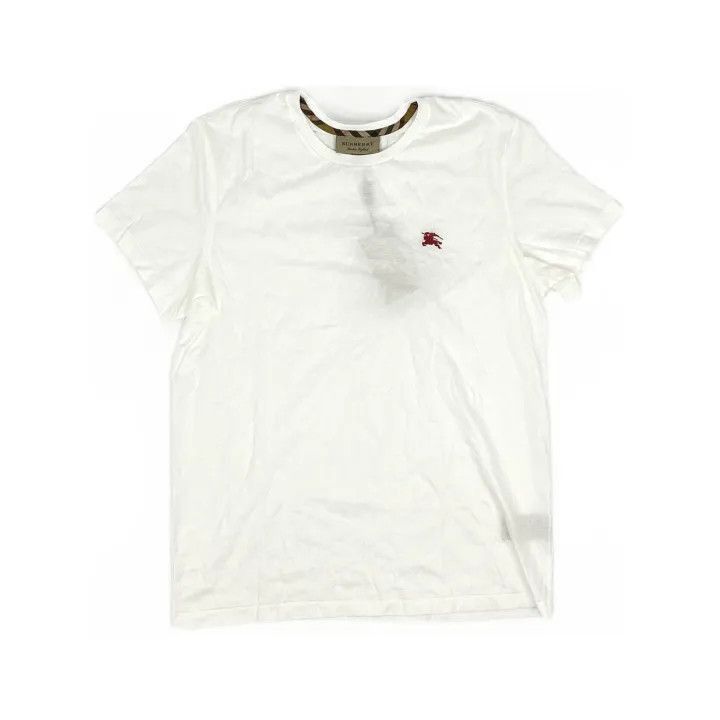 Burberry Burberry Burberry White Short Sleeve T-Shirt for Men-2507 Size US L / EU 52-54 / 3 - 2 Thumbnail