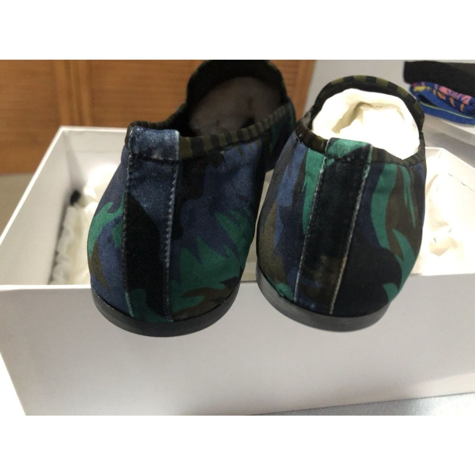 Tomas Maier Tomas Maier Camo Palm Smoking slipper sz. 10 Size US 10 / EU 43 - 4 Thumbnail