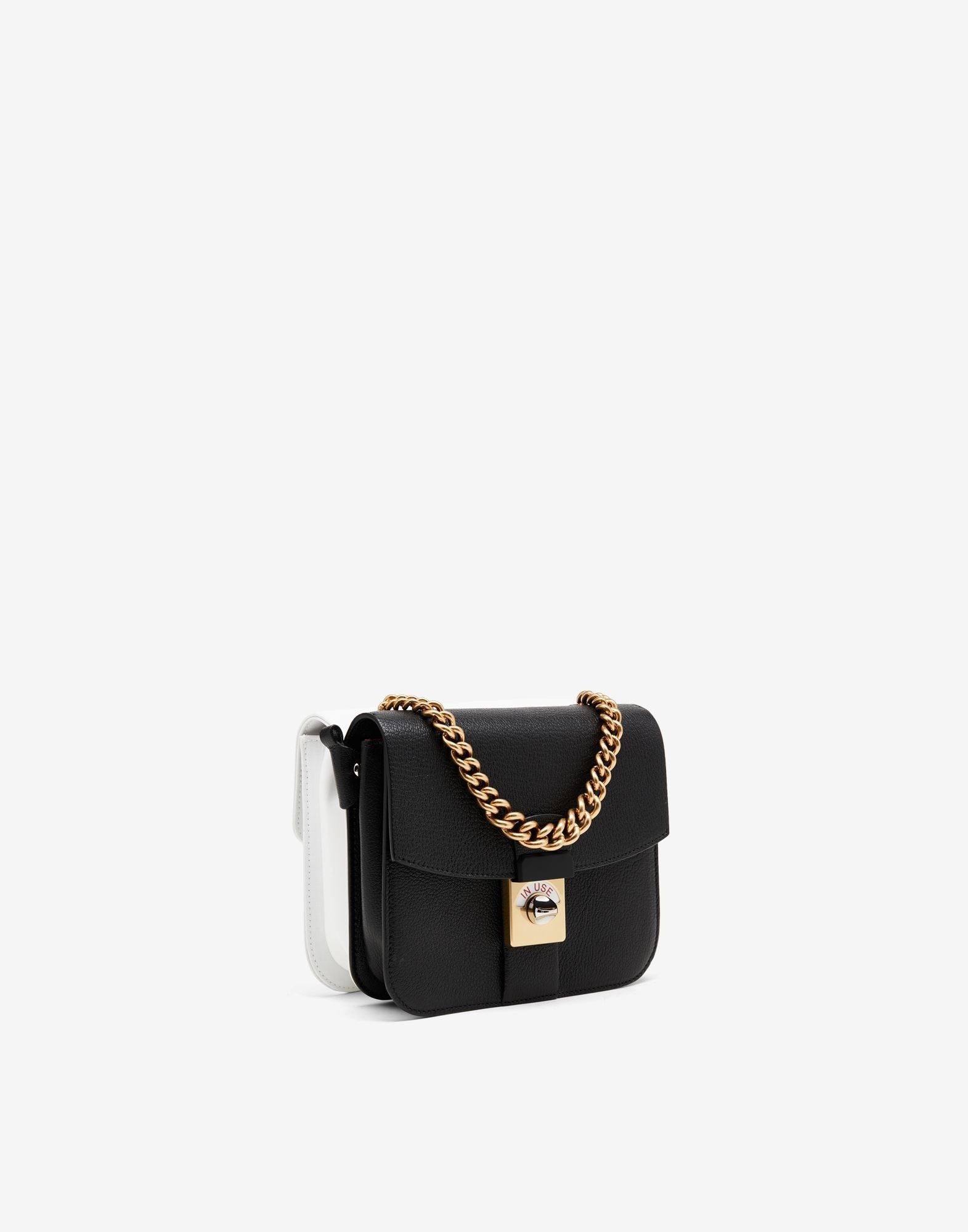 Maison Margiela oc11z0325 Size: OS / New Lock Small Double Flap Bag in Black Size ONE SIZE - 2 Thumbnail
