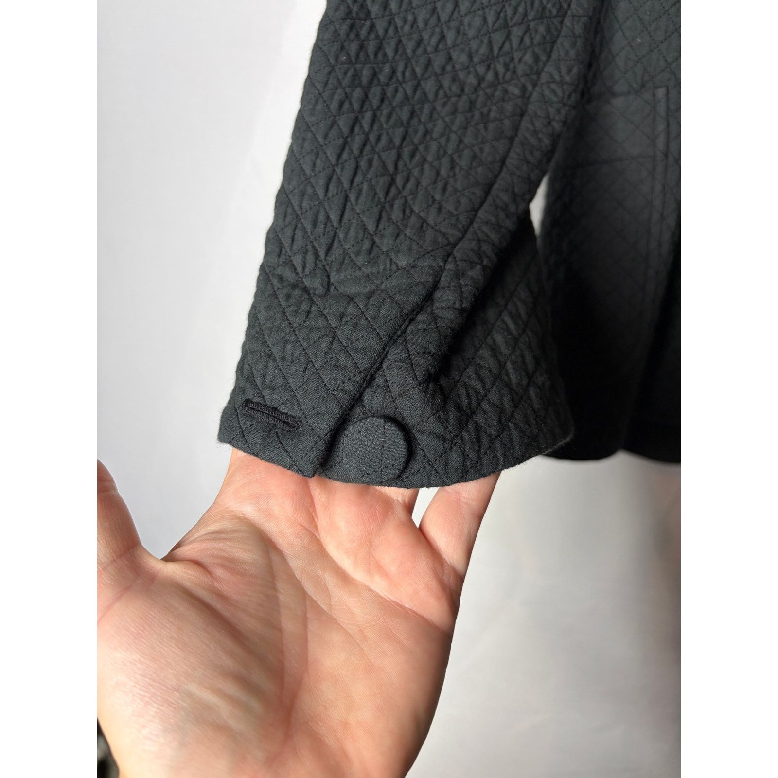 Other Egg Trading Cadiz handstitched khadi cottonJacket Black Sz S Size S / US 4 / IT 40 - 8 Thumbnail
