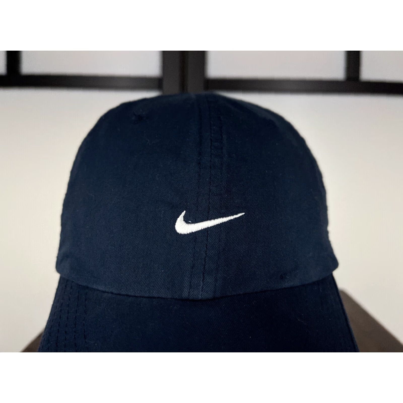 Nike Nike Hat Cap Strap Back Adult One Size Blue Cotton Polyester Knit Golf Hat Golf Golfer Size ONE SIZE - 3 Thumbnail