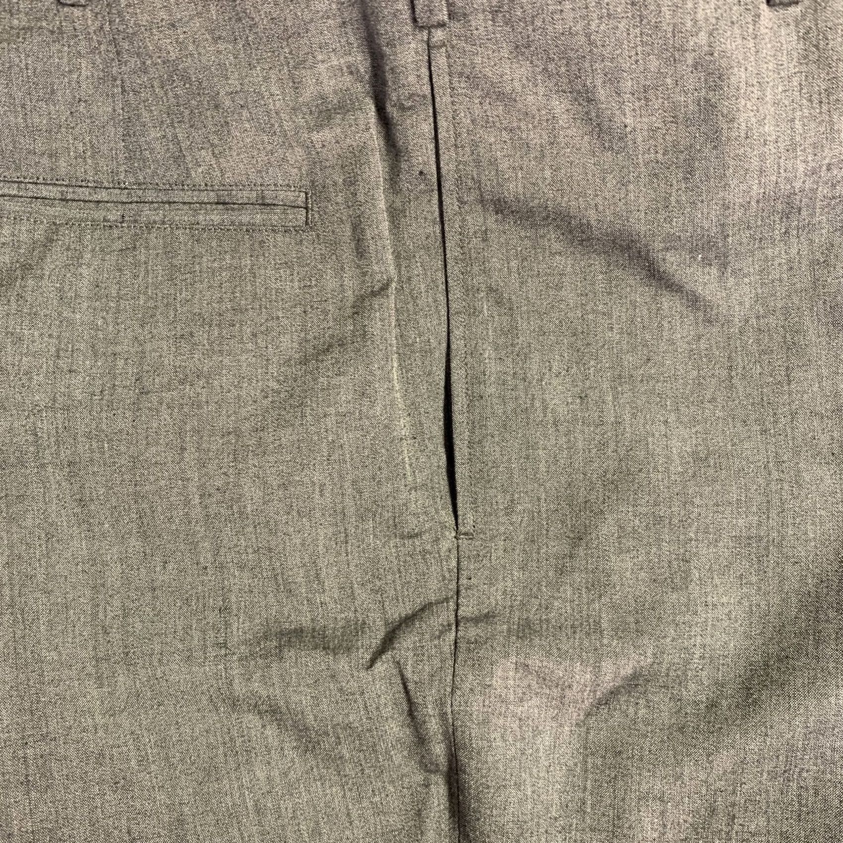 Visvim VISVIM Dalton Slacks Grey Wool Linen Tapered Zip Fly Dress Pants - Size L - Men Size US 33 - 5 Thumbnail
