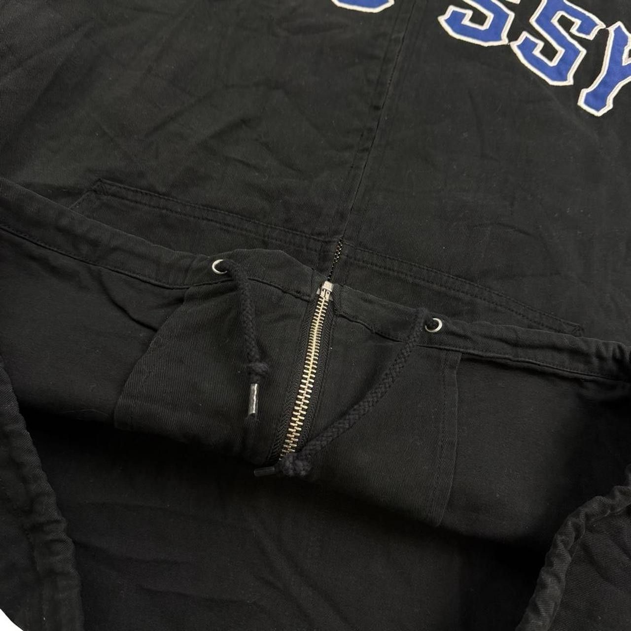 Stussy Vintage Stussy Black Cotton Jacket - Small Size US S / EU 44-46 / 1 - 4 Thumbnail