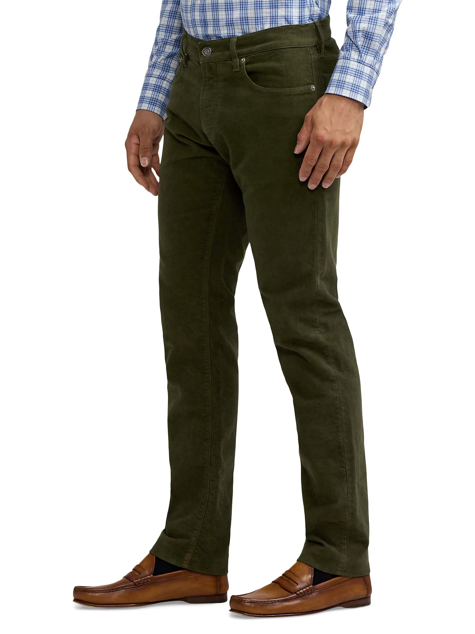 Ralph Lauren Purple Label Moleskin 5 Pocket Slim Pant $895 size 36X34(52) $445.00 Size US 36 / EU 52 - 12 Thumbnail