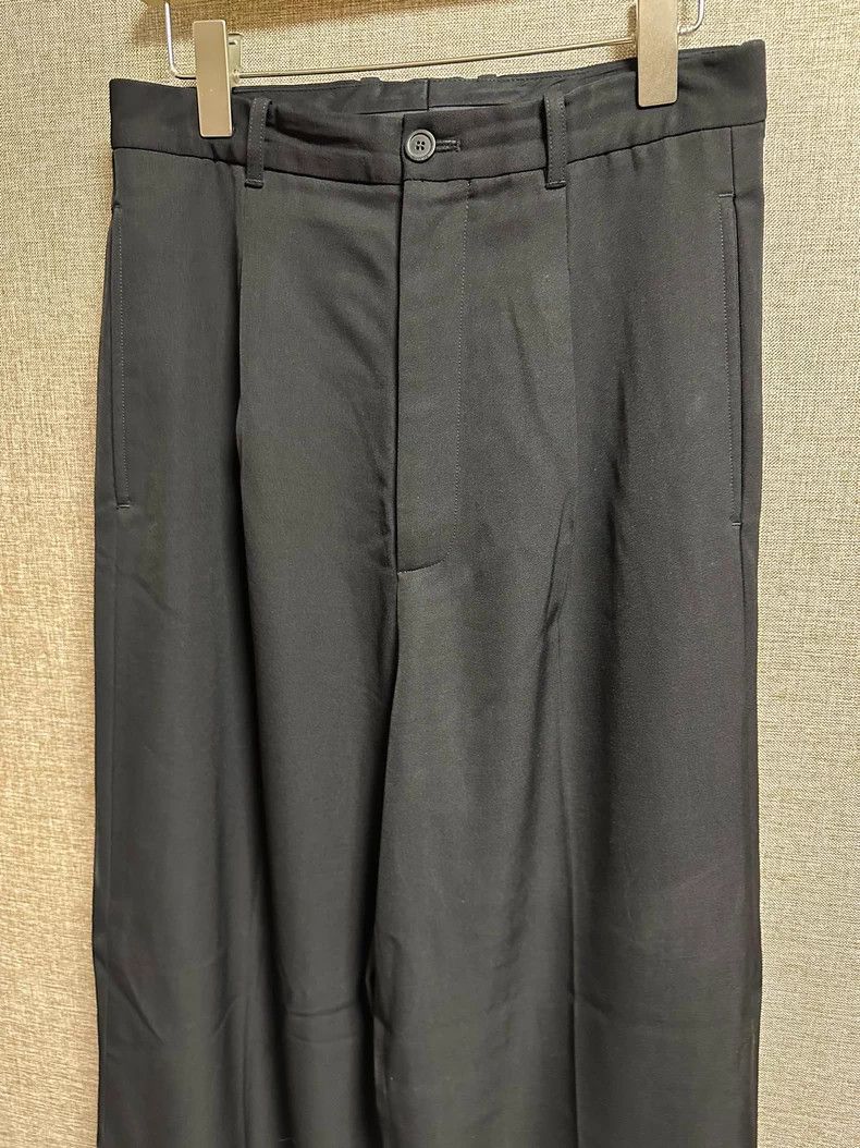 Balenciaga Balenciaga Wide-Leg Wool Suit Pants Size US 28 / EU 44 - 4 Thumbnail