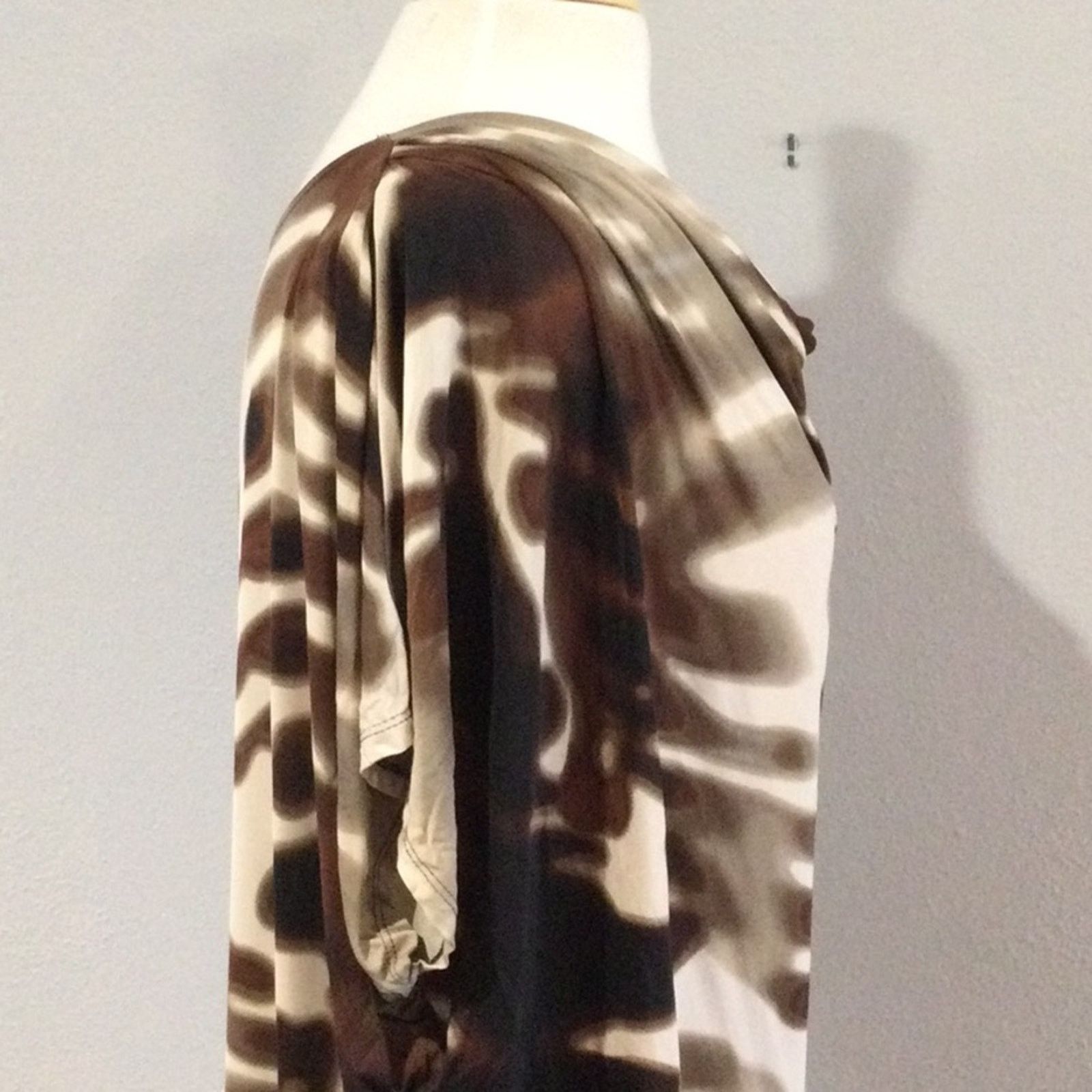 Worthington Worthington Stretch Animal Print Cowl Neck Blouse Size XL Size XL / US 12-14 / IT 48-50 - 5 Thumbnail