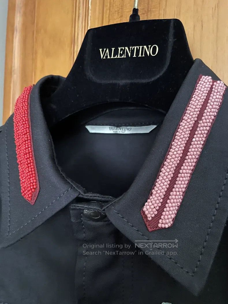 Valentino Valentino Beaded black jacket and trench coat Size US S / EU 44-46 / 1 - 3 Thumbnail