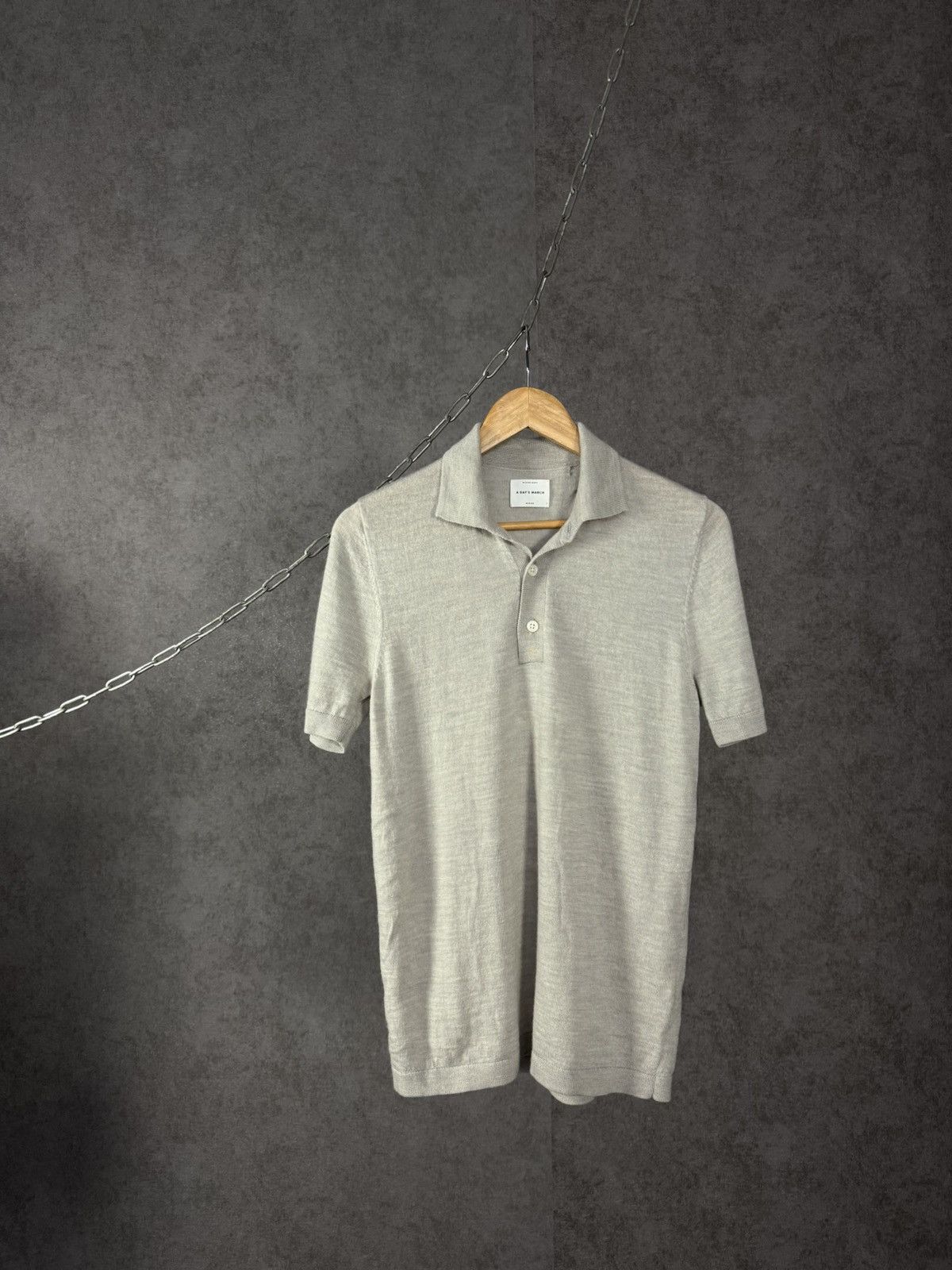 A Day's March A Day’s March wool designer polo tee Size US S / EU 44-46 / 1 - 1 Thumbnail