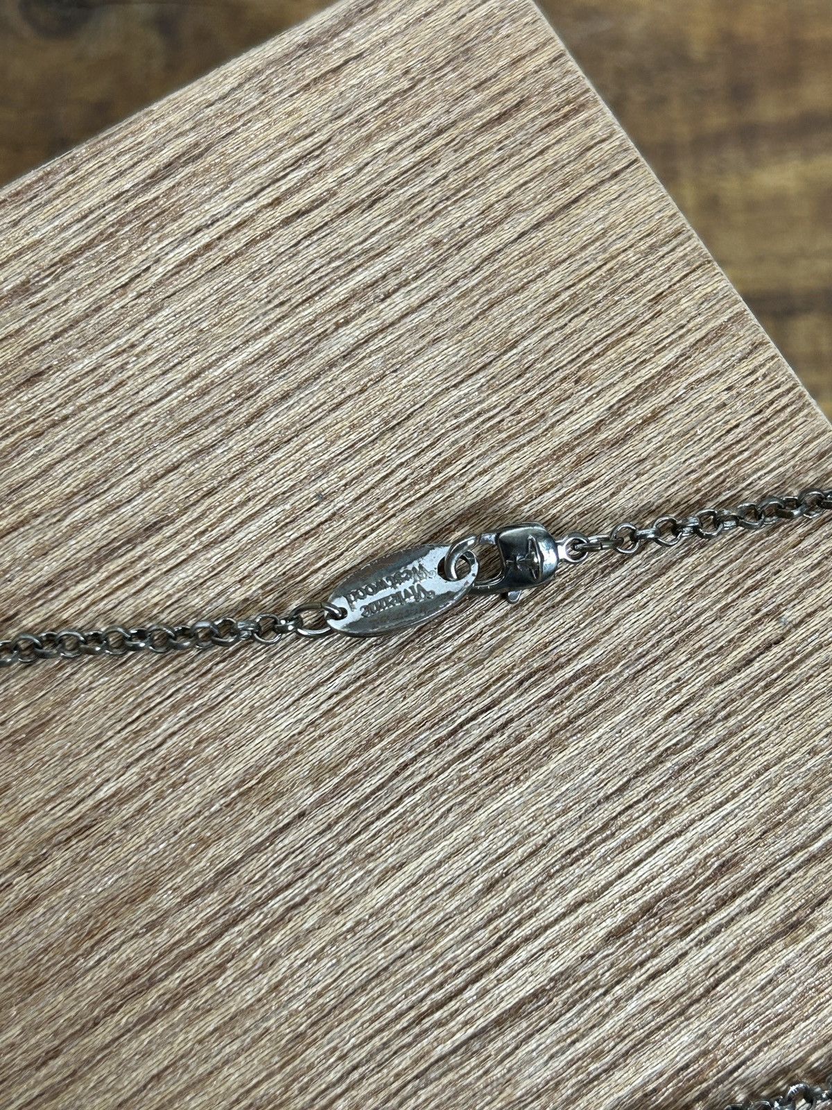 Vivienne Westwood Vintage Vivienne Westwood Reverse Heart Diamante Necklace Size ONE SIZE - 7 Thumbnail