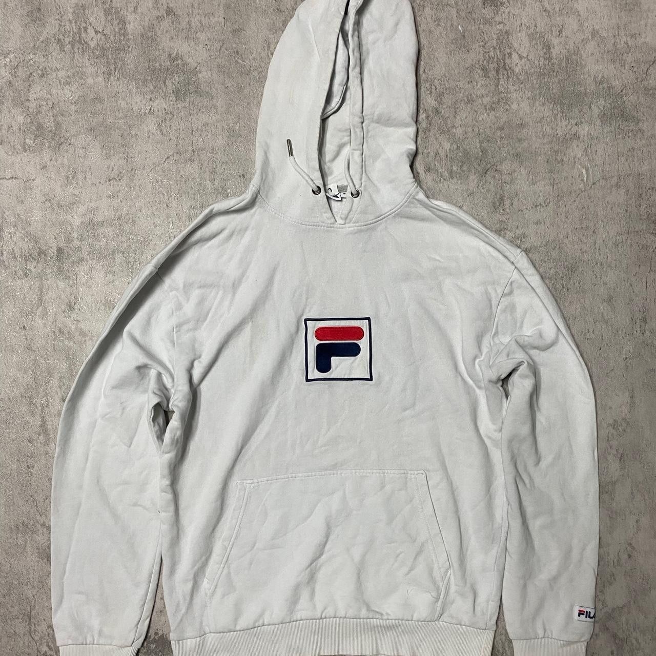 Fila White Fila hoodie #hoodie Size US M / EU 48-50 / 2 - 1 Thumbnail