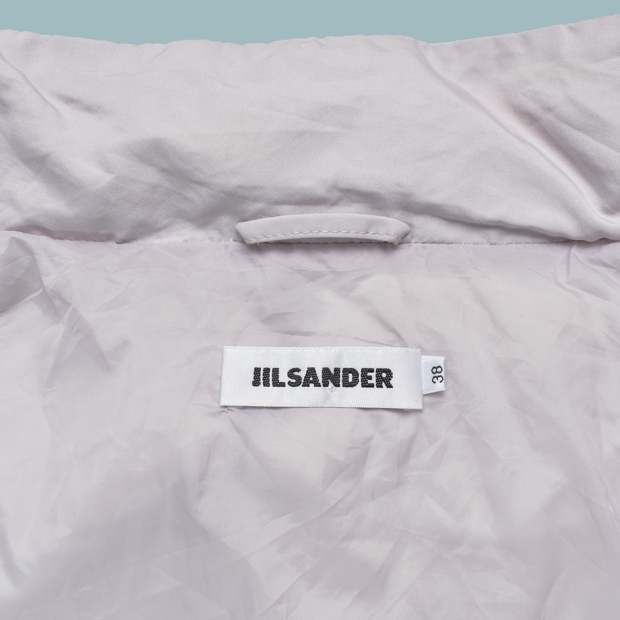 Jil Sander JIL SANDER Womens White Puffer Jacket Size XS / US 0-2 / IT 36-38 - 2 Thumbnail