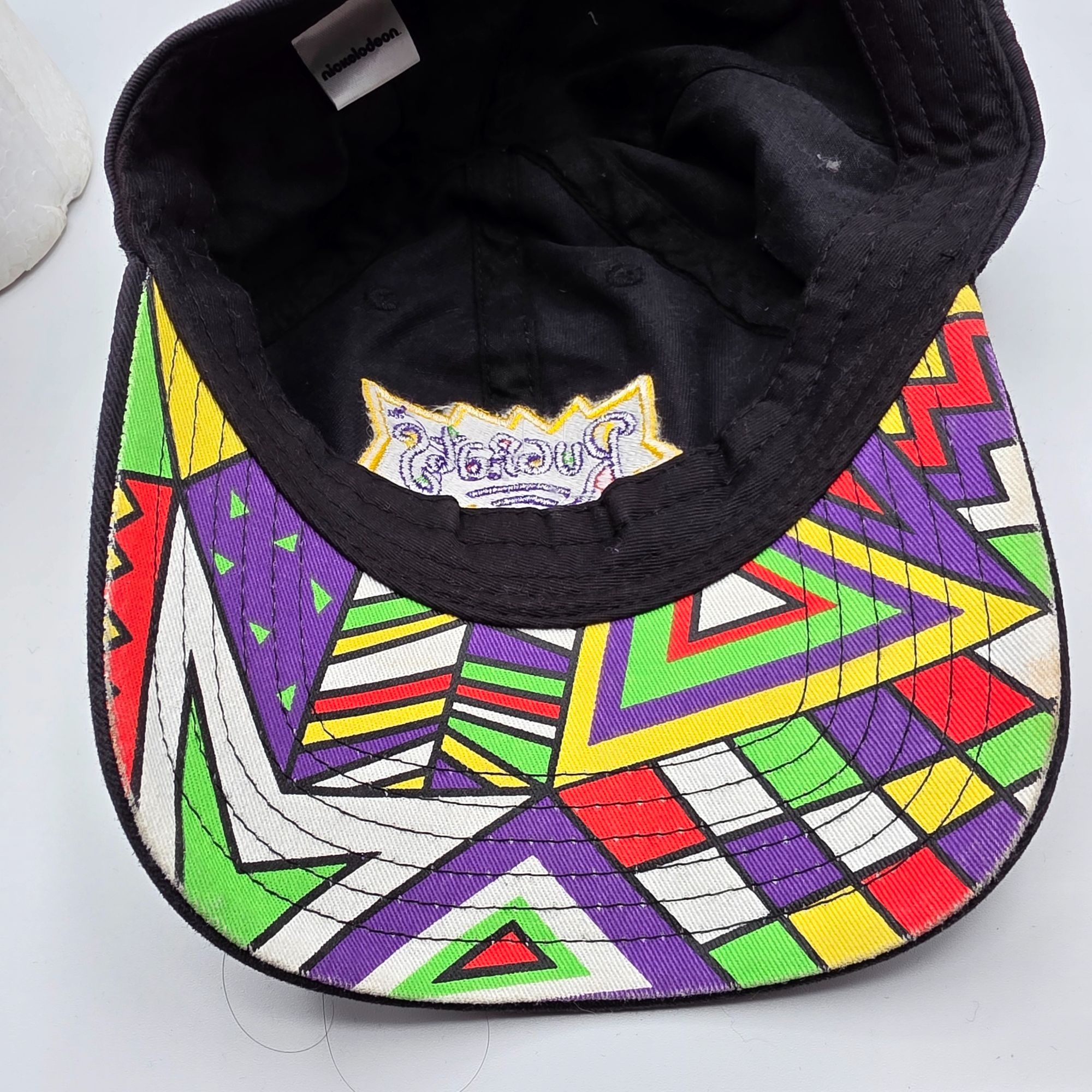 Nickelodeon Nickelodeon Rugrats Adult Adjustable Black Baseball Cap Cart Size ONE SIZE - 8 Thumbnail