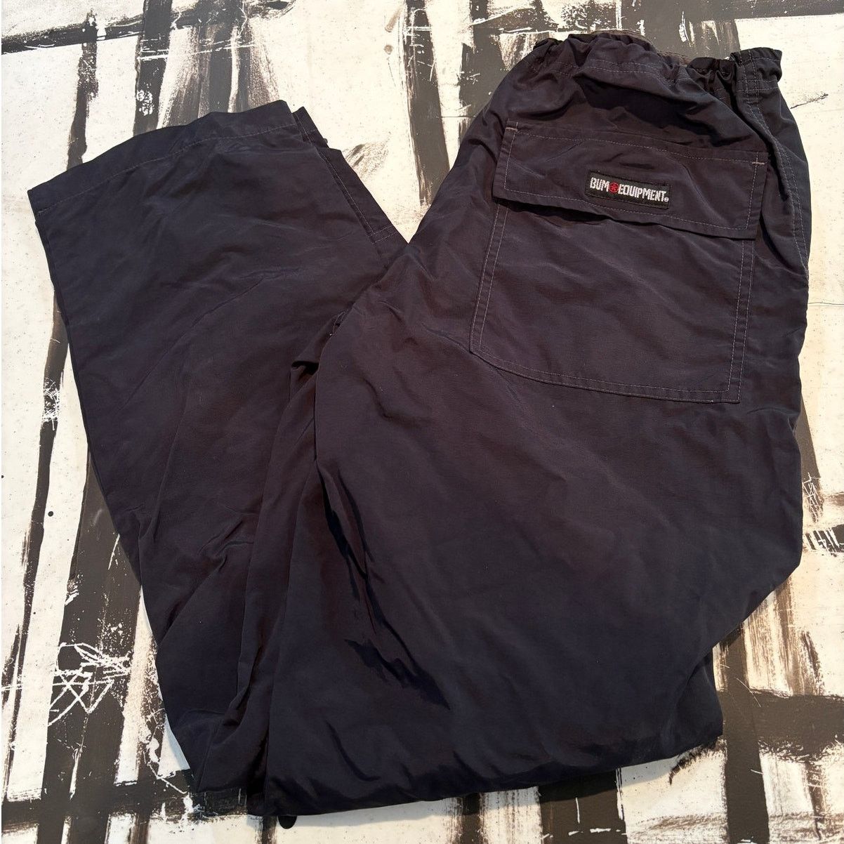 B.U.M Equipment × Vintage B.U.M. Equipment Nylon Lightweight Athletic Windbreaker-M Size US 32 / EU 48 - 1 Thumbnail