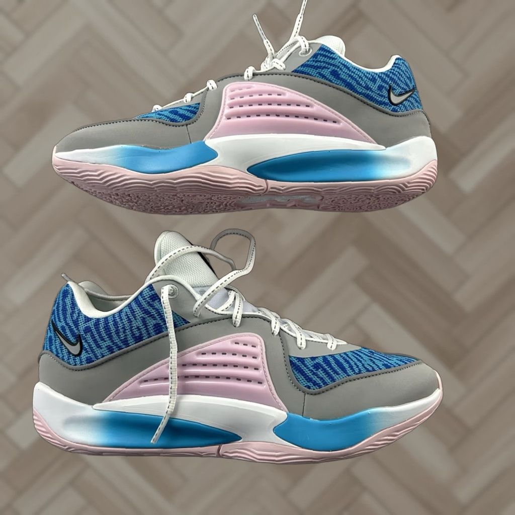 Nike Nike KD16 By You Pink Gray Blue Light FB2390 900 Men's Size 8 Women's 9.5 Sneakers Nike KD16 by You Pink Gray Light Blue 900 Mens Womens 8 9.5 Size US 8 / IT 38 - 1 Thumbnail