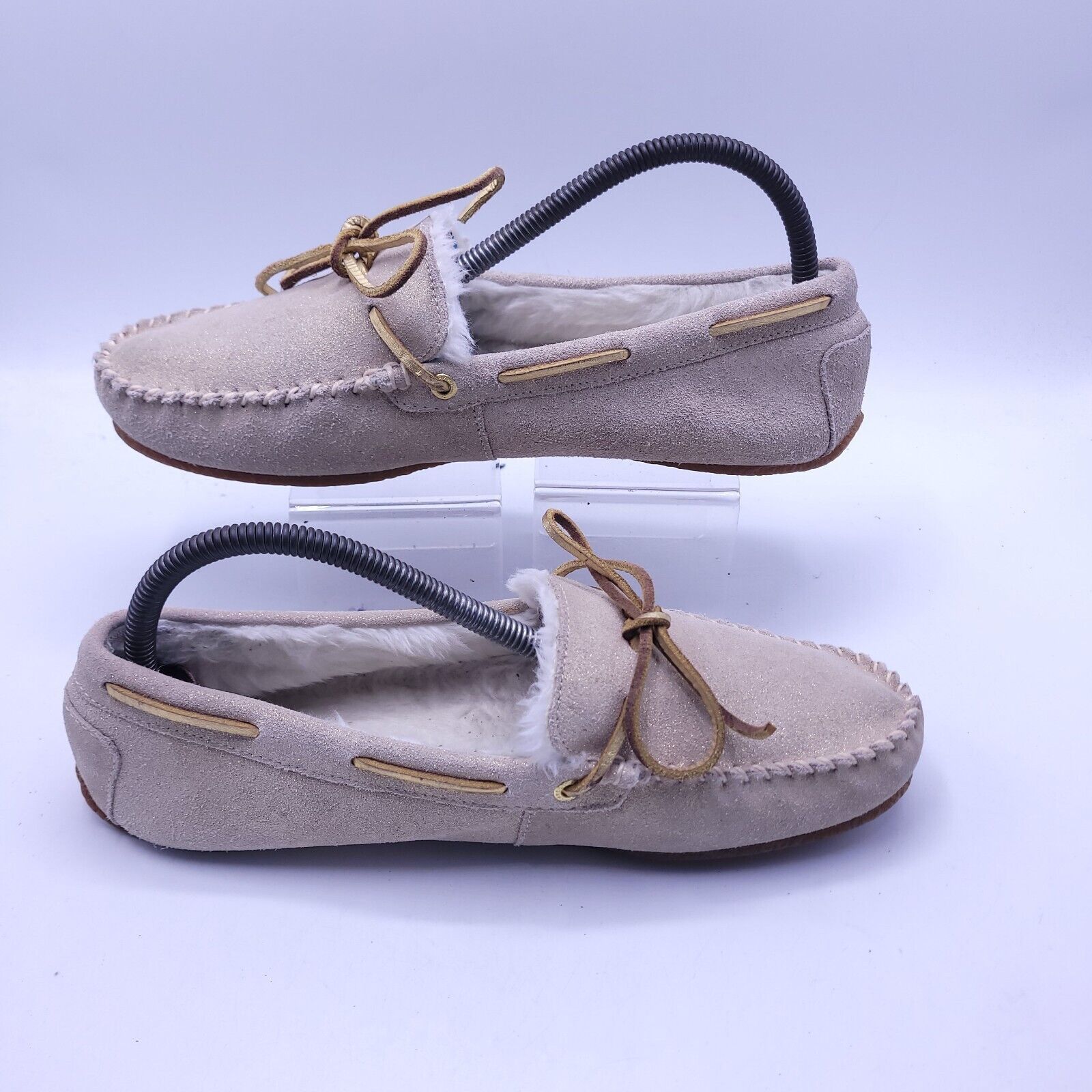 Sperry Sperry Fur Lined Slippers Womens Size 9 9289703 Beige White Size US 9 / IT 39 - 5 Thumbnail