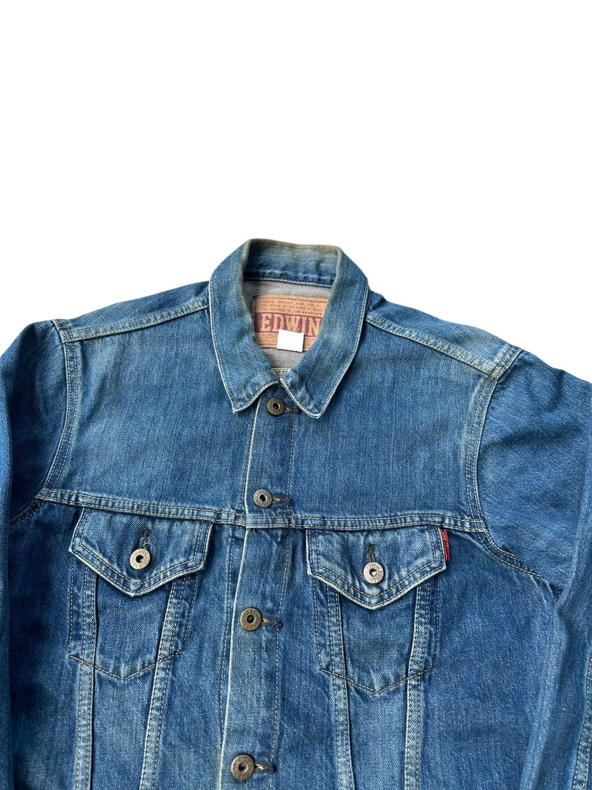 Edwin Vintage Edwin trucker denim jacket Size US L / EU 52-54 / 3 - 2 Thumbnail