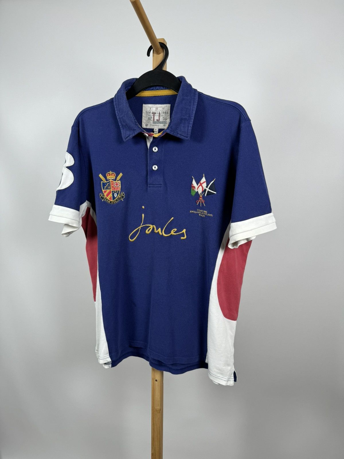 Vintage Vintage Tom Joule Great Britain Team 3 Ralph style Polo Size US XL / EU 56 / 4 - 2 Thumbnail
