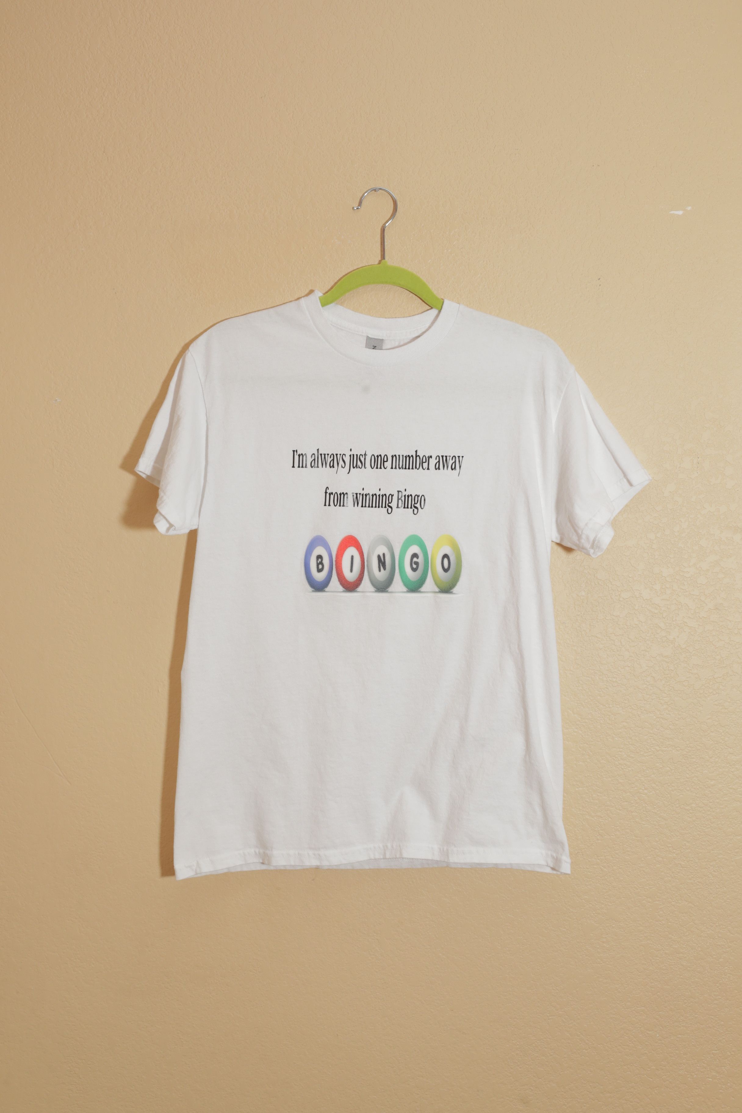 Gildan I'm Always Just One Number Away From Winning Bingo Tee (M) Size US M / EU 48-50 / 2 - 1 Thumbnail