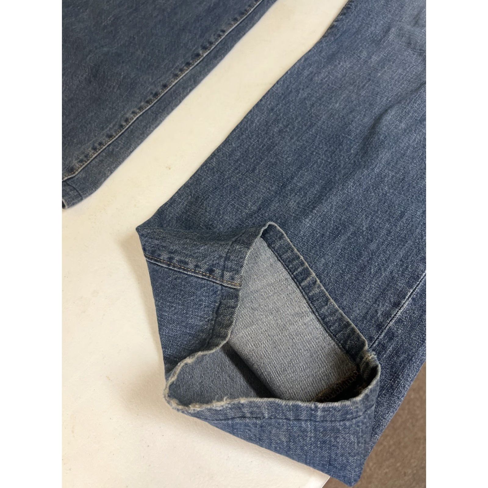 Gap Gap Jeans 1969 Denim 38x33 Mens Blue Loose Relaxed Fit Regular 5-Pocket Denim Jeans Size US 38 / EU 54 - 7 Thumbnail