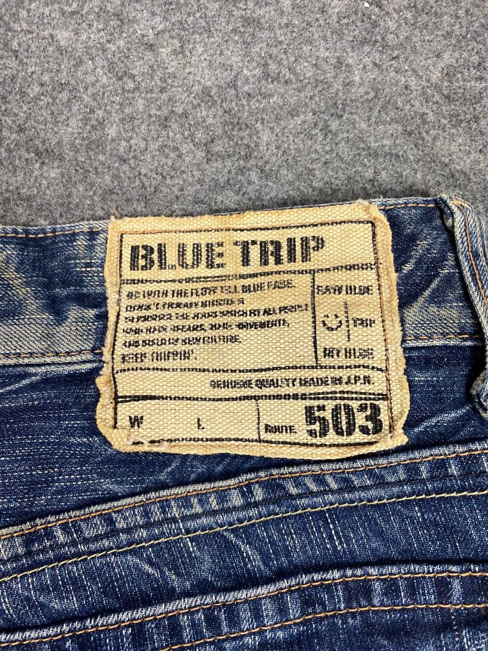Edwin vintage edwin blue trip bootcut distressed denim Size US 36 / EU 52 - 6 Thumbnail