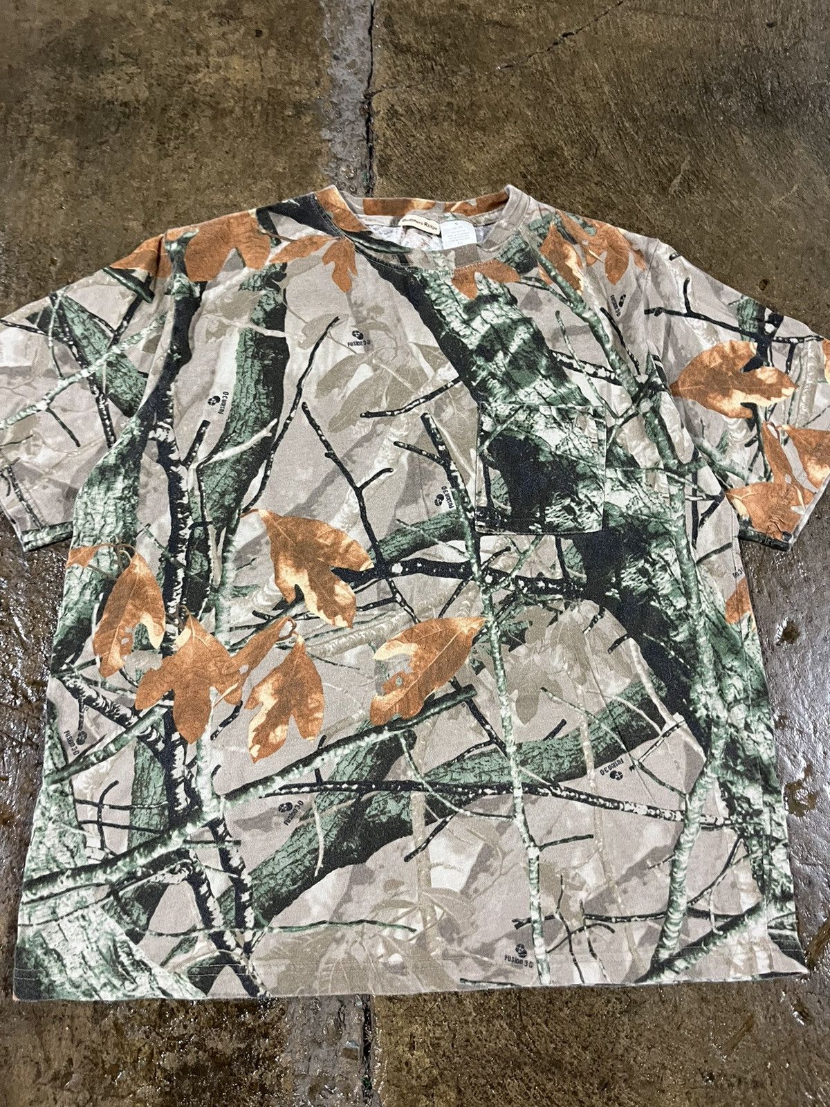 Realtree × Vintage Crazy Y2K Camo Carhartt Style Realtree Essential Skater Tee Size US XL / EU 56 / 4 - 2 Thumbnail