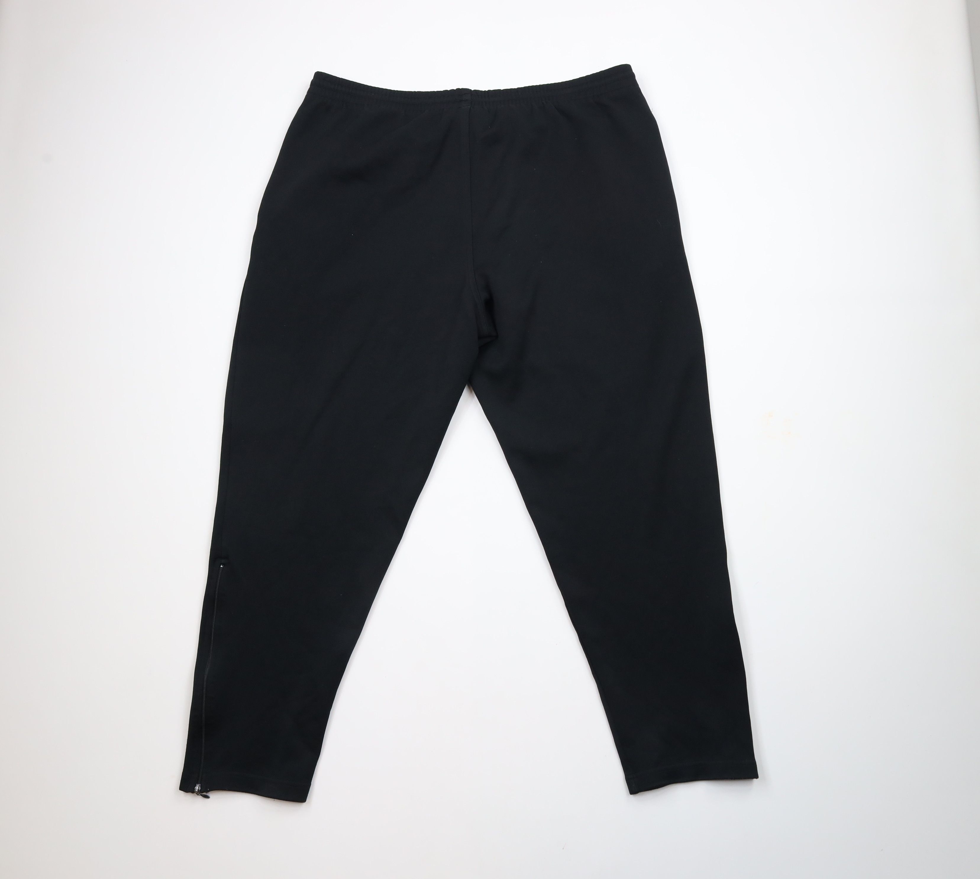 Adidas × Vintage Vintage 90s Adidas Tapered Leg Warm Up Soccer Pants Black Size US 38 / EU 54 - 9 Thumbnail