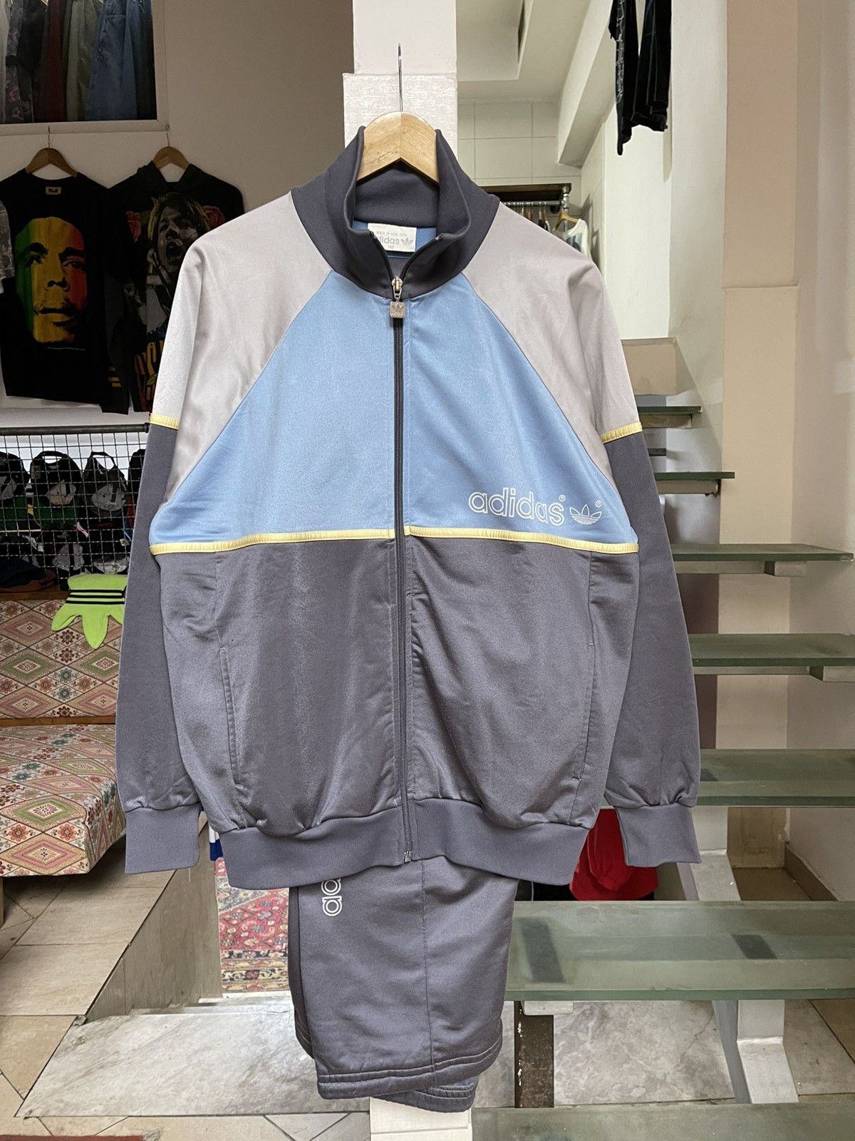 Adidas × Vintage Vintage Adidas Track Suit 90s Size US XL / EU 56 / 4 - 1 Thumbnail